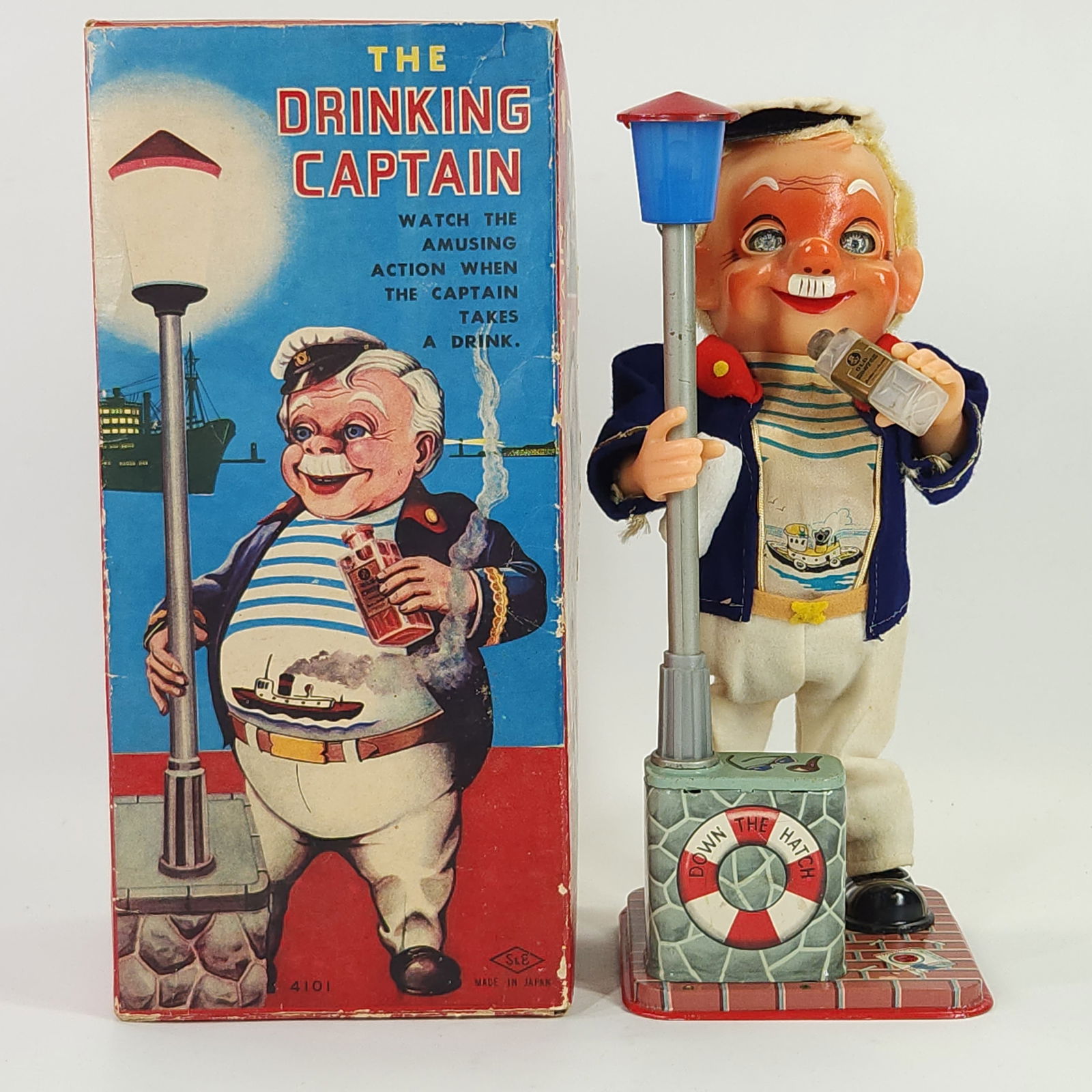 S&E JAPAN BATTERY OP DRINKING CAPTAIN W/ BOX (1 of 4)