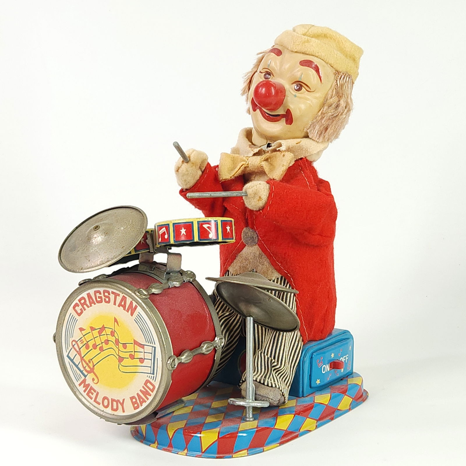 1950's Vintage Kuramochi & Co. Monkey With Cymbals Battery