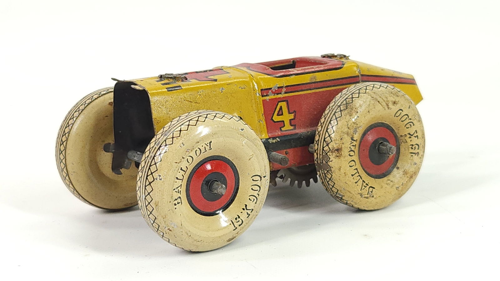 Mettoy, No. 7 Litho. Tin Toy Race Car C1940's,