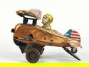 MARX TIN WIND UP ROLL OVER AIRPLANE