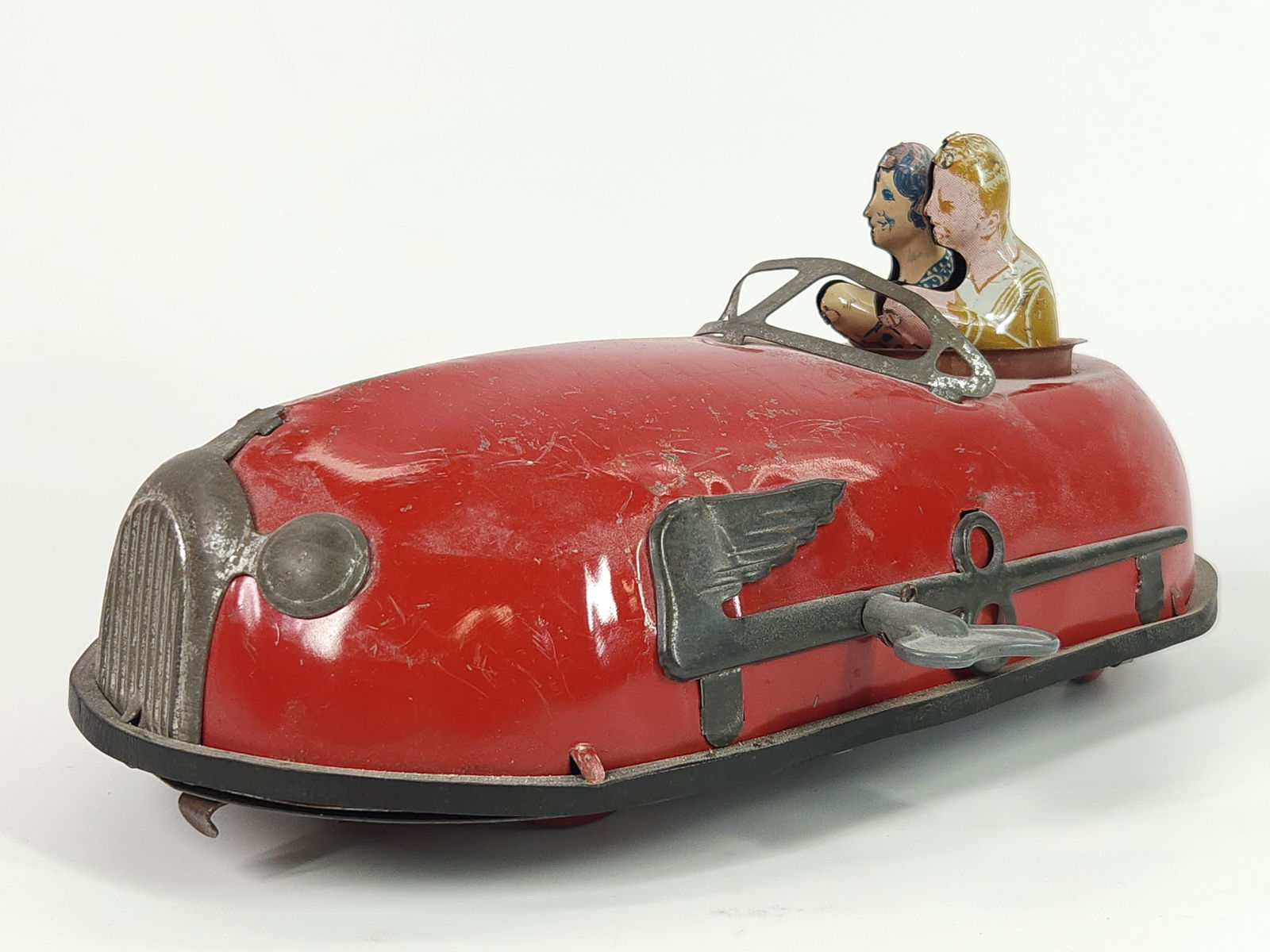 LINDSTROM WIND UP SKEETER BUG BUMPER CAR (1 of 5)