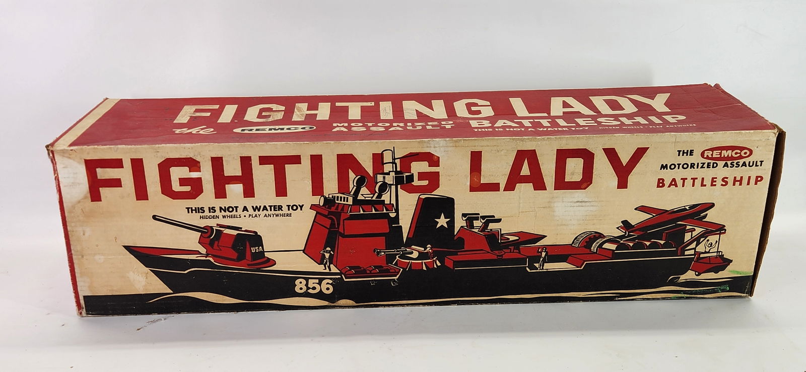 VINTAGE REMCO FIGHTING LADY BATTLESHIP W/ BOX (1 of 8)