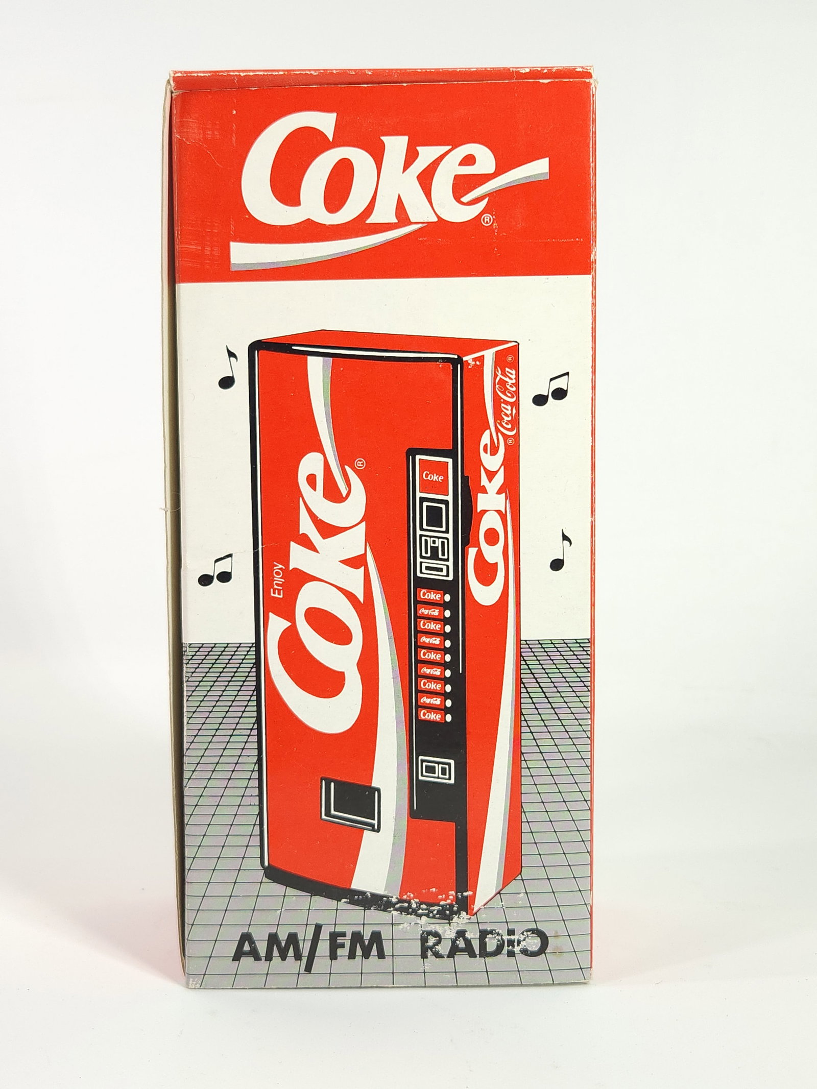 COCA COLA VENDING MACHINE AM FM RADIO (1 of 4)