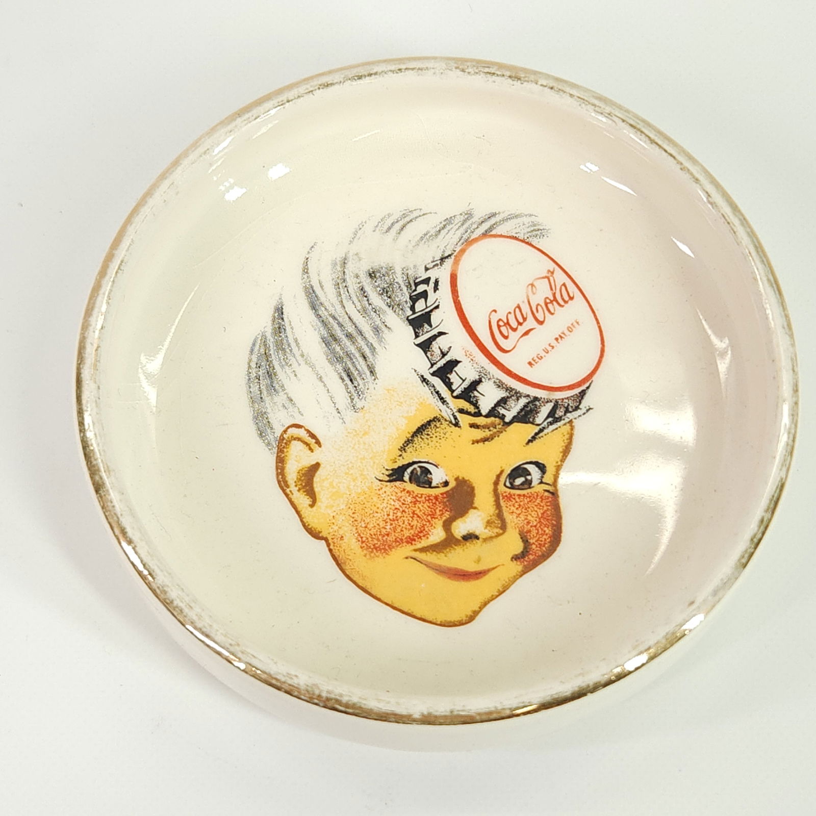 VINTAGE CERAMIC COCA COLA DISH (1 of 2)