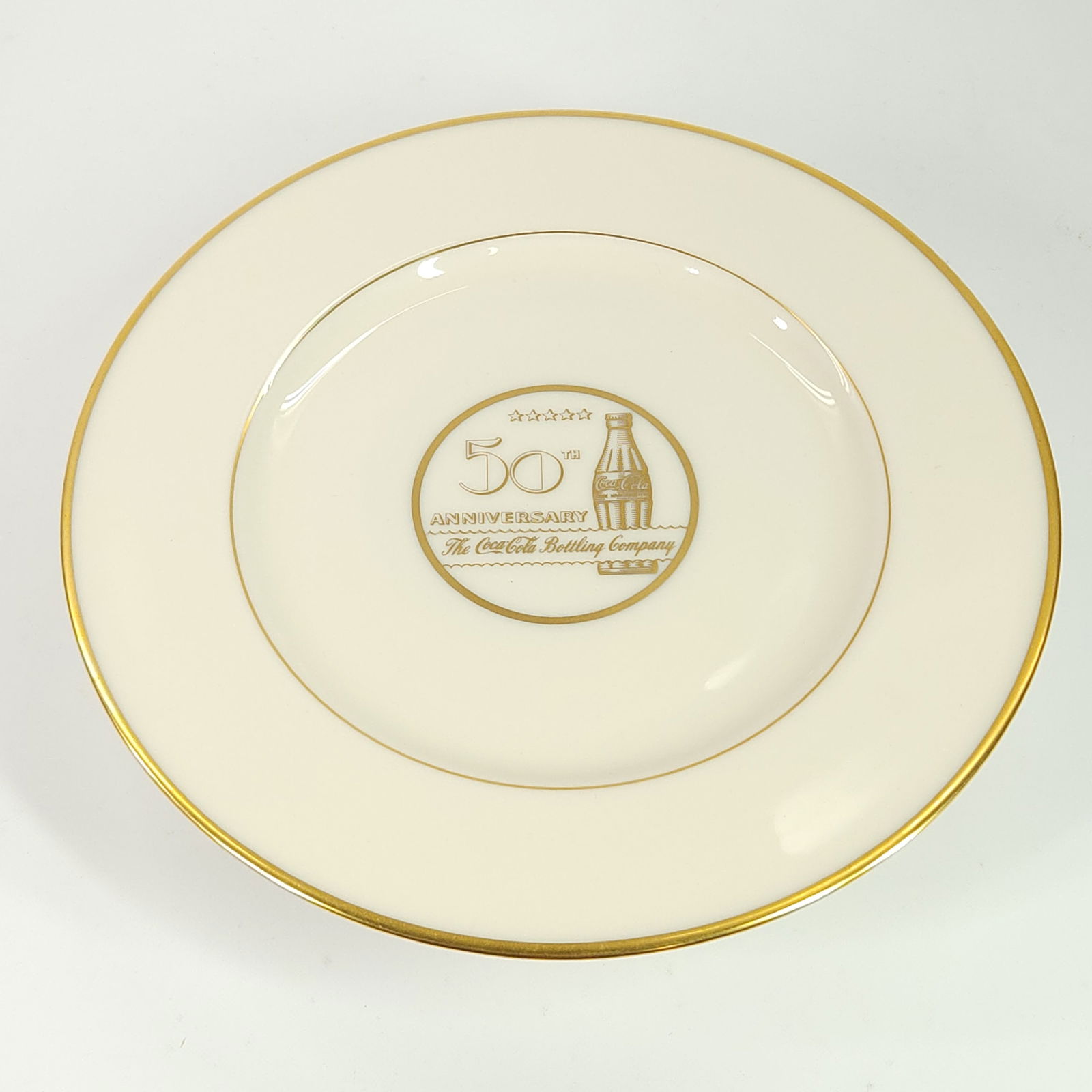 LENOX COCA COLA 50TH ANNIVERSARY PLATE (1 of 2)