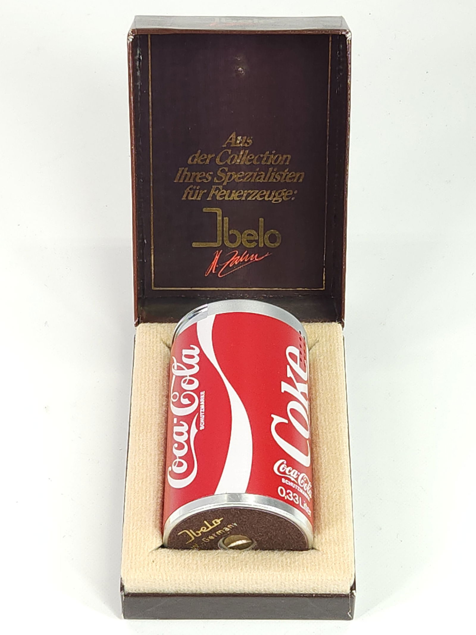 VINTAGE GERMAN JBELO JAHN. COCA COLA CAN LIGHTER (1 of 4)
