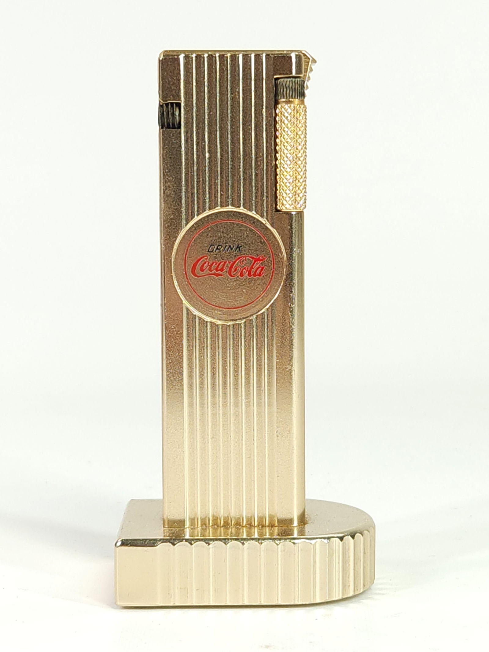 VINTAGE CYGNUS SKYSCRAPER COCA COLA LIGHTER (1 of 4)