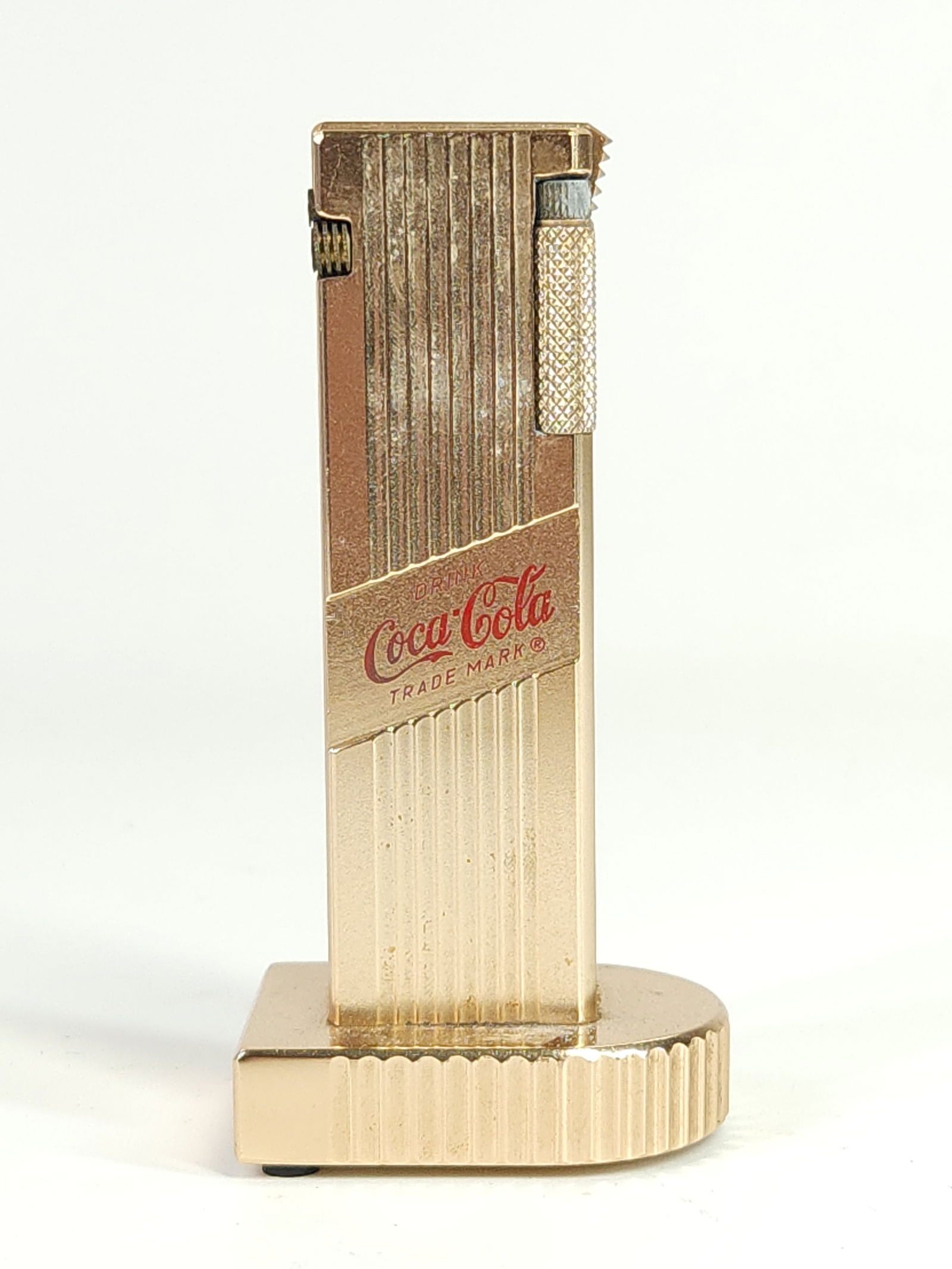 VINTAGE CYGNUS SKYSCRAPER COCA COLA LIGHTER (1 of 4)