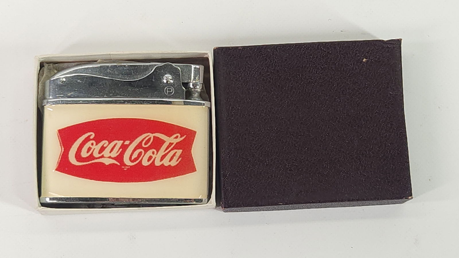 VINTAGE PENGUIN SUPER COCA COLA LIGHTER W/ BOX (1 of 2)