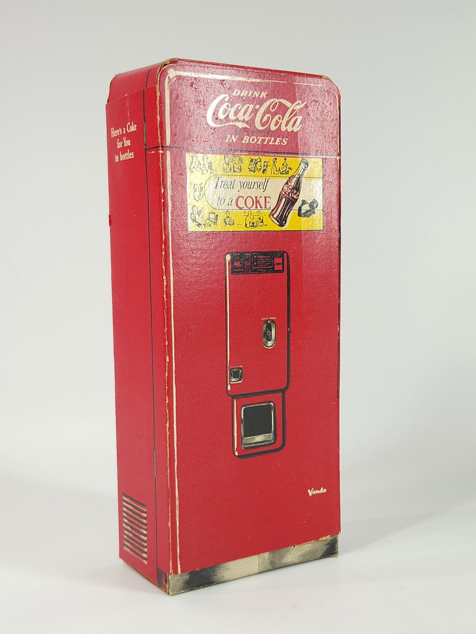 VINTAGE MINI CARDBOARD COCA COLA VENDO V-216 (1 of 4)