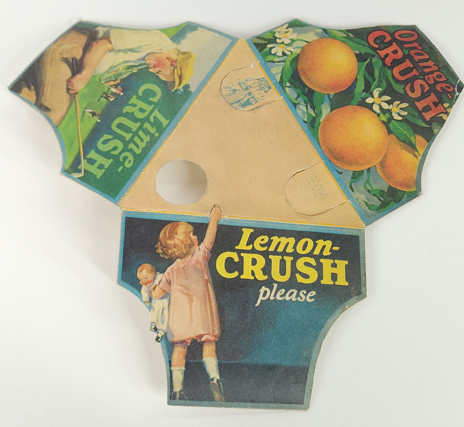 ANTIQUE LEMON LIME ORANGE CRUSH BOTTLE TOPPER (1 of 4)