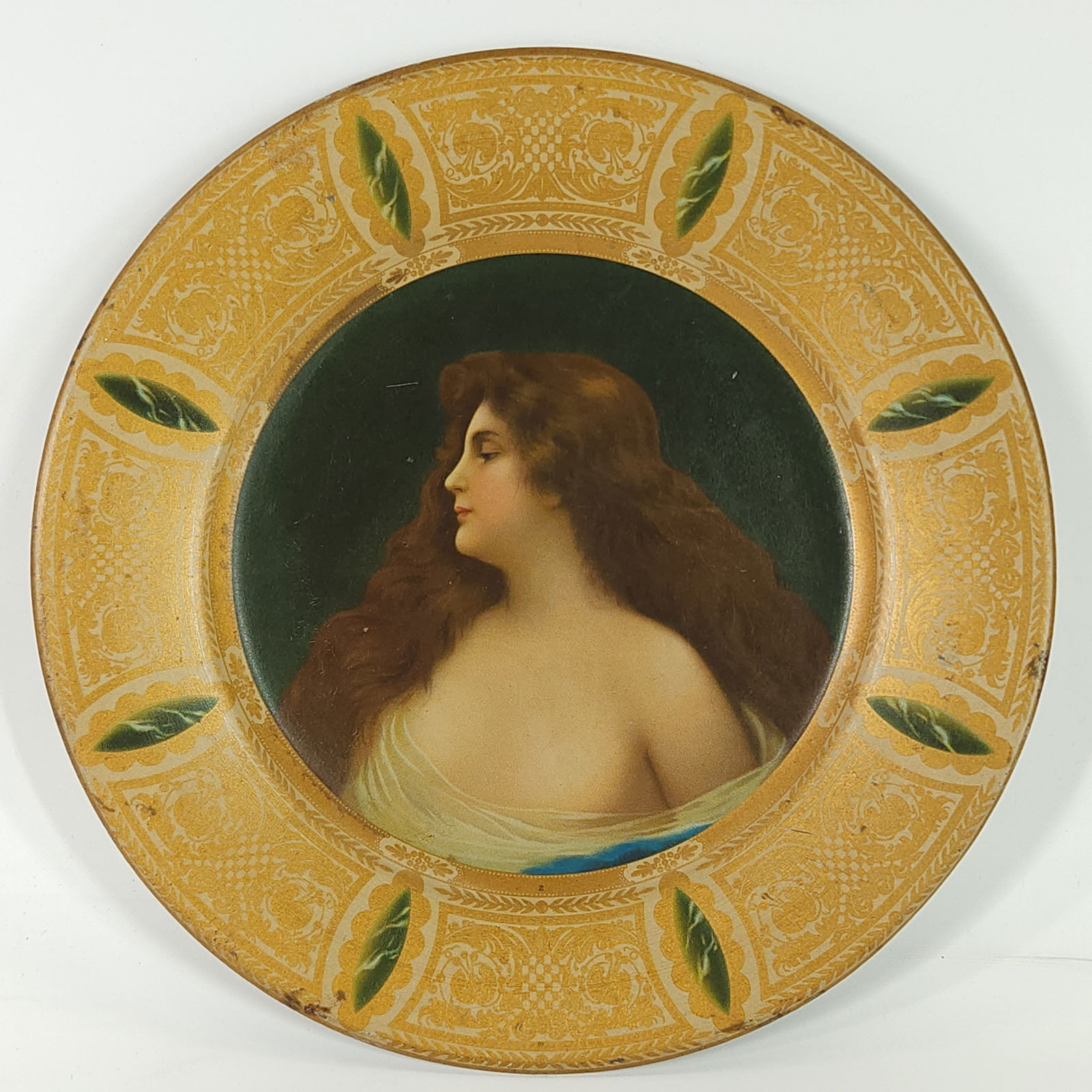 ANTIQUE TIN LITHO COCA COLA VIENNA ART PLATE (1 of 5)