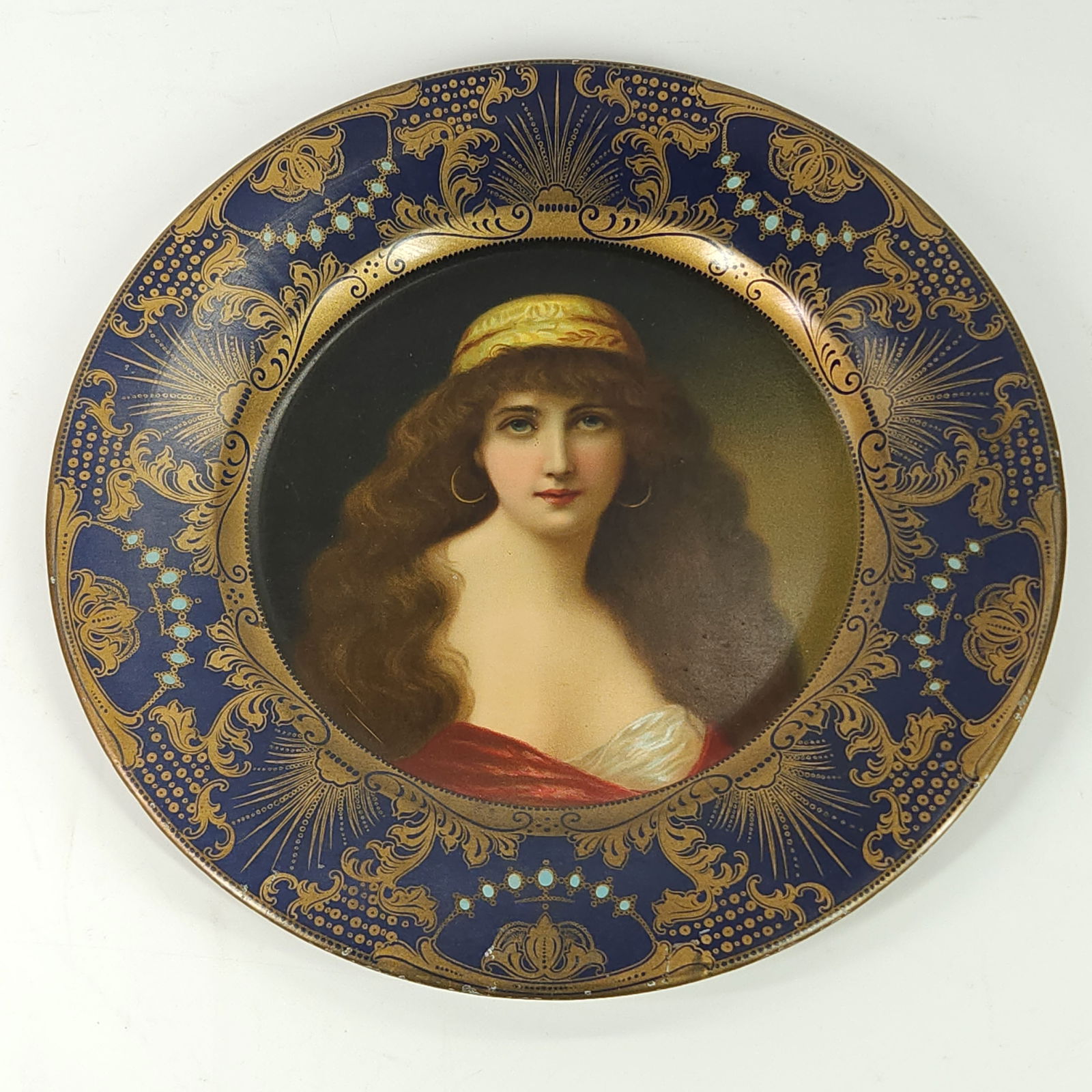 ANTIQUE TIN LITHO COCA COLA VIENNA ART PLATE (1 of 6)