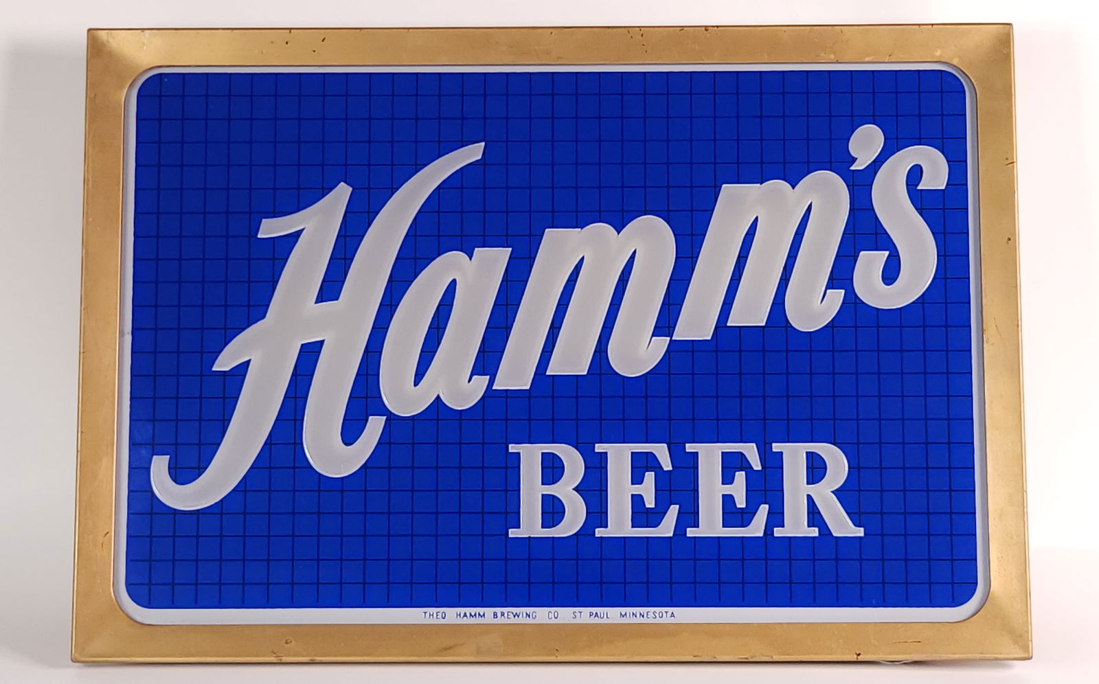 HAMM'S BEER ADVERTISING DOUBLE SIDED LIGHTED SIGN (1 of 6)
