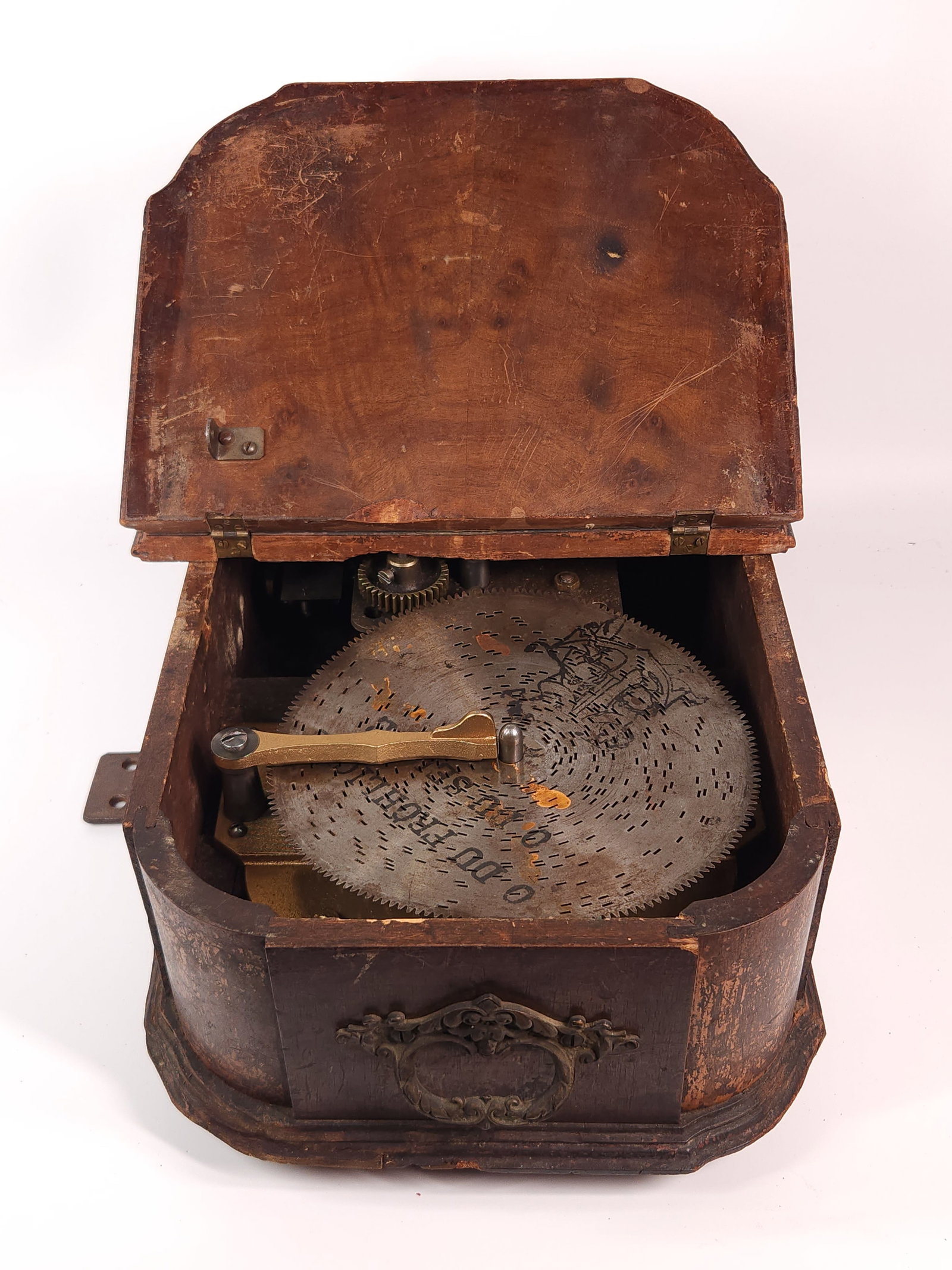 ANTIQUE REGINA DISC WIND UP MUSIC BOX - FOR PARTS (1 of 7)