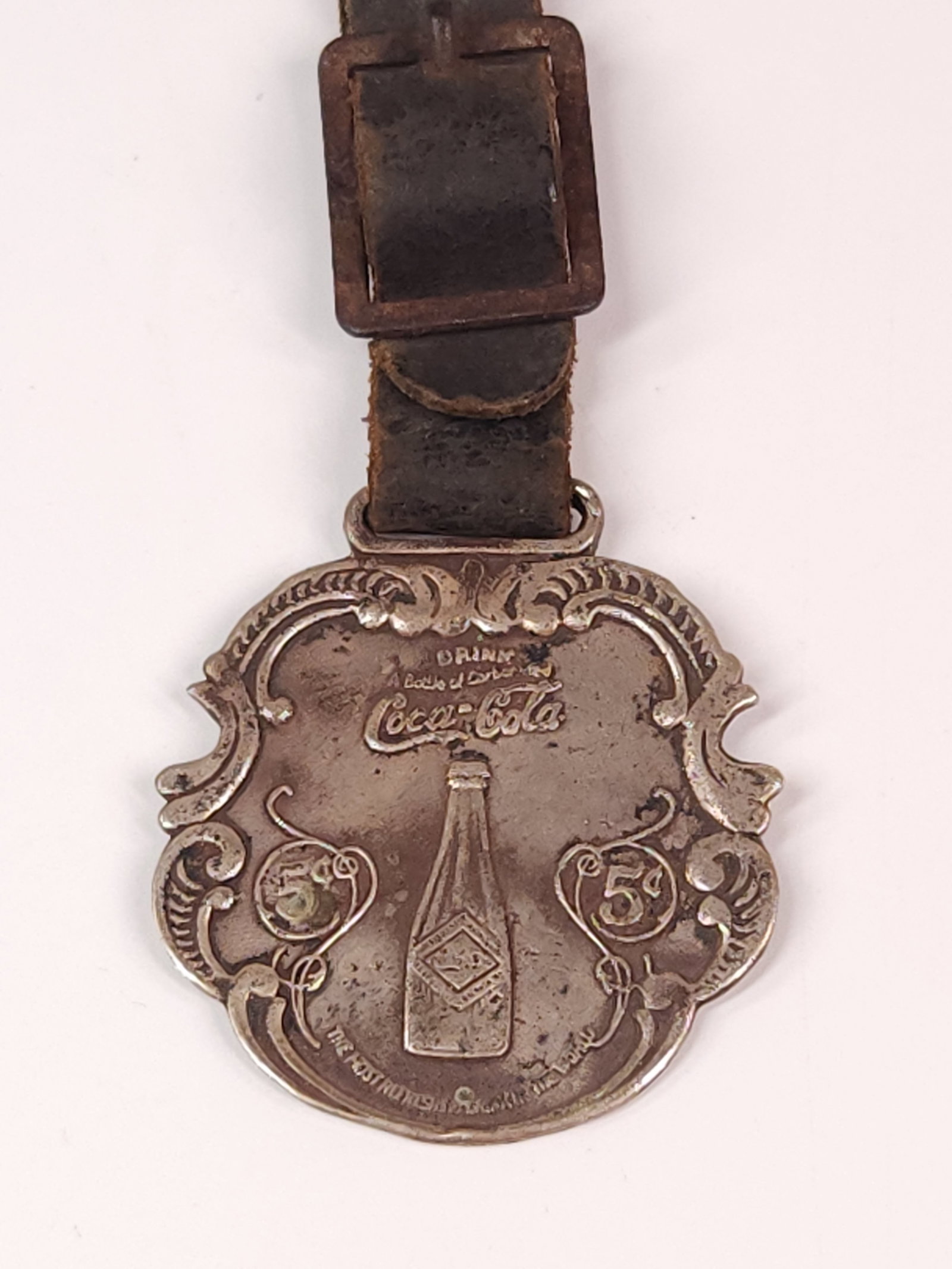 ANTIQUE COCA COLA WATCH FOB (1 of 4)