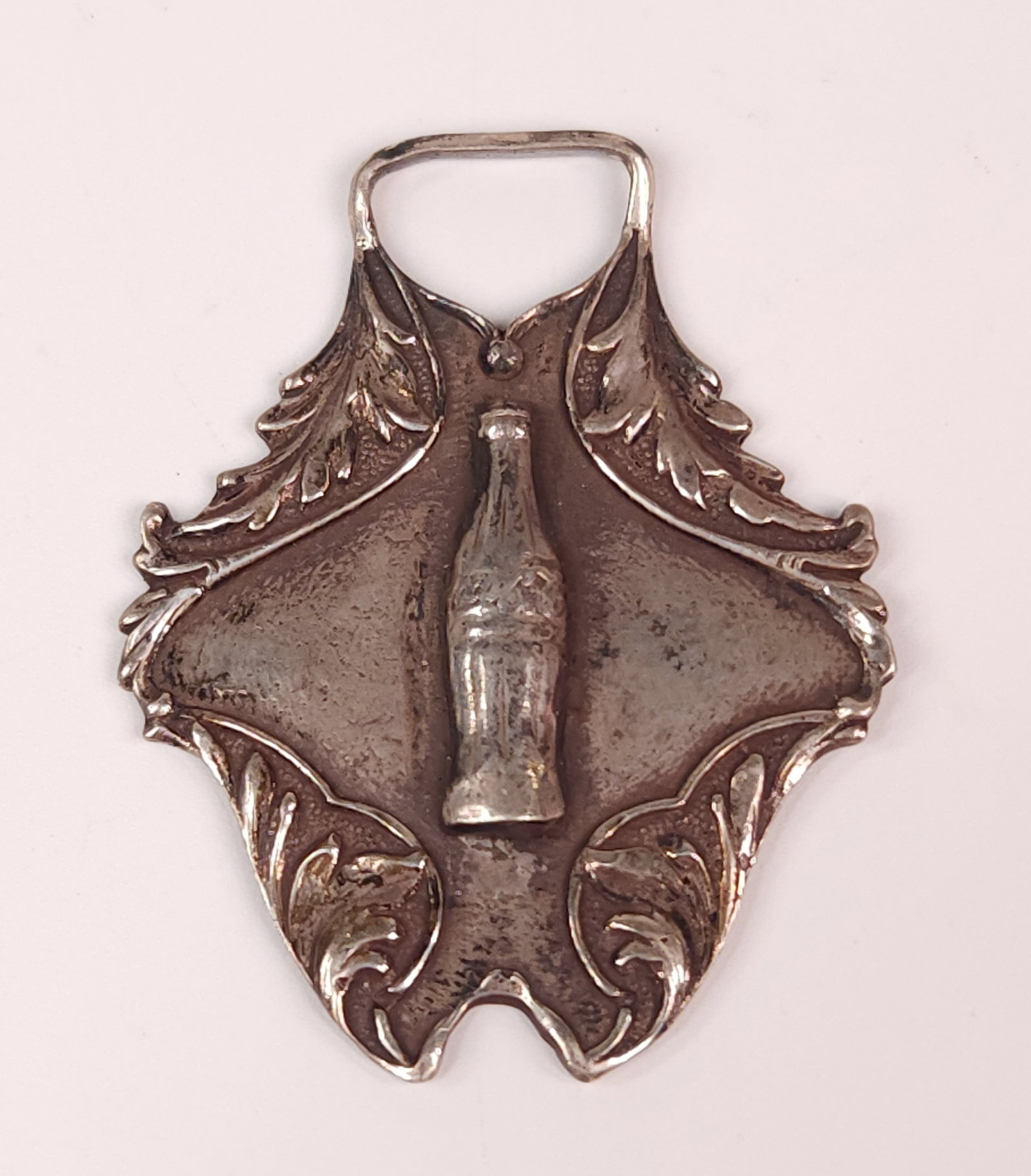 ANTIQUE STERLING SILVER COCA COLA WATCH FOB (1 of 4)