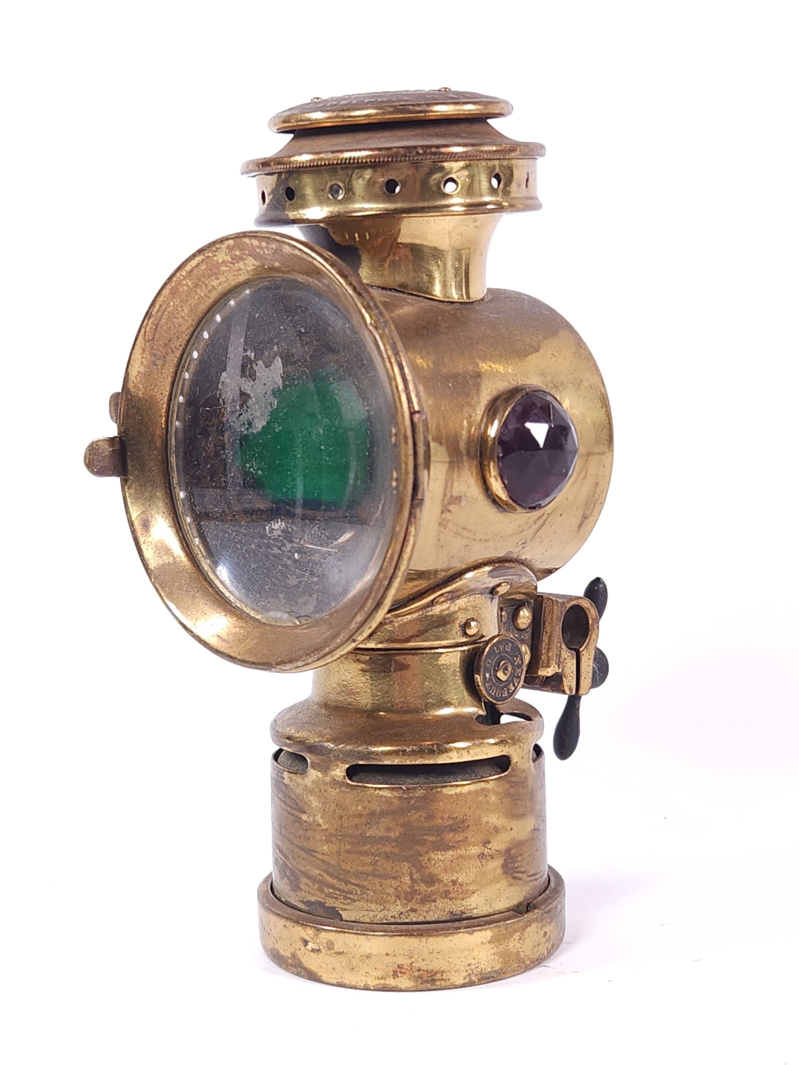 THE NEVEROUT ROSE MFG. CO. SAFETY LAMP (1 of 6)