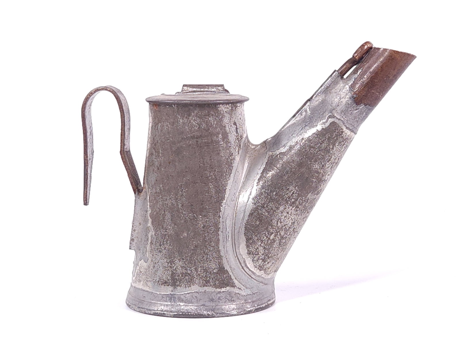 ANTIQUE COAL MINER'S TEAPOT LAMP (1 of 5)