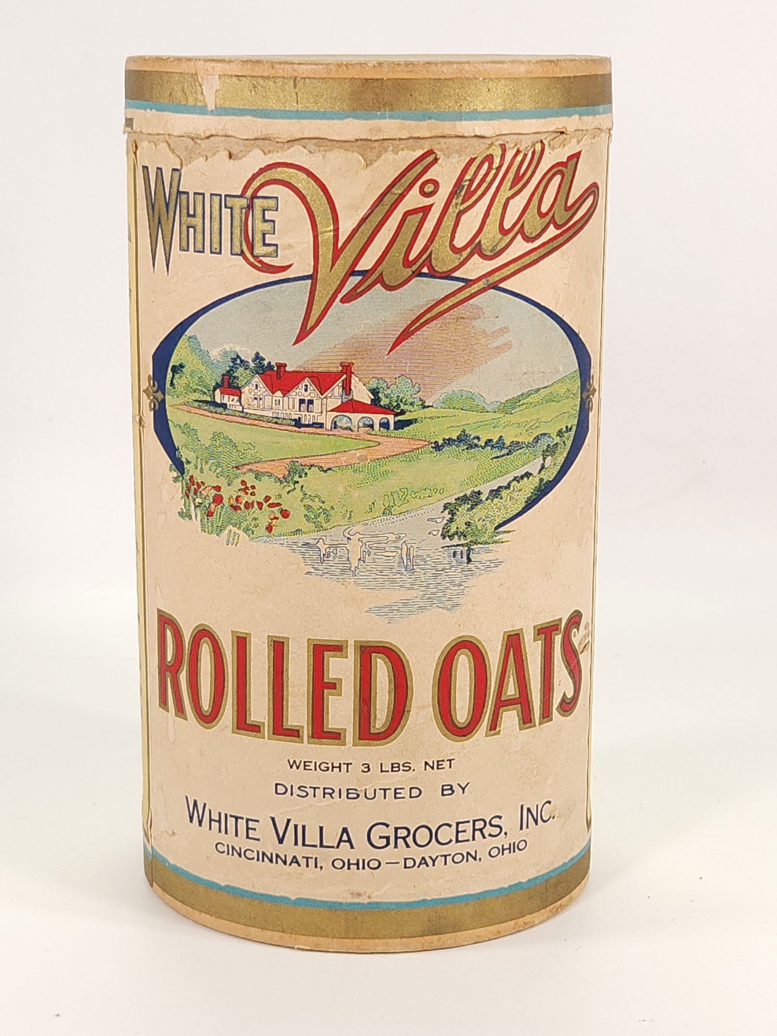 WHITE VILLA ROLLED OATS CONTAINER (1 of 3)