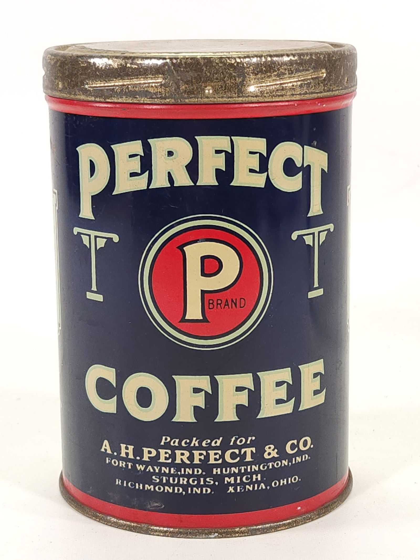 PERFECT BRAND COFFEE TIN (1 of 3)