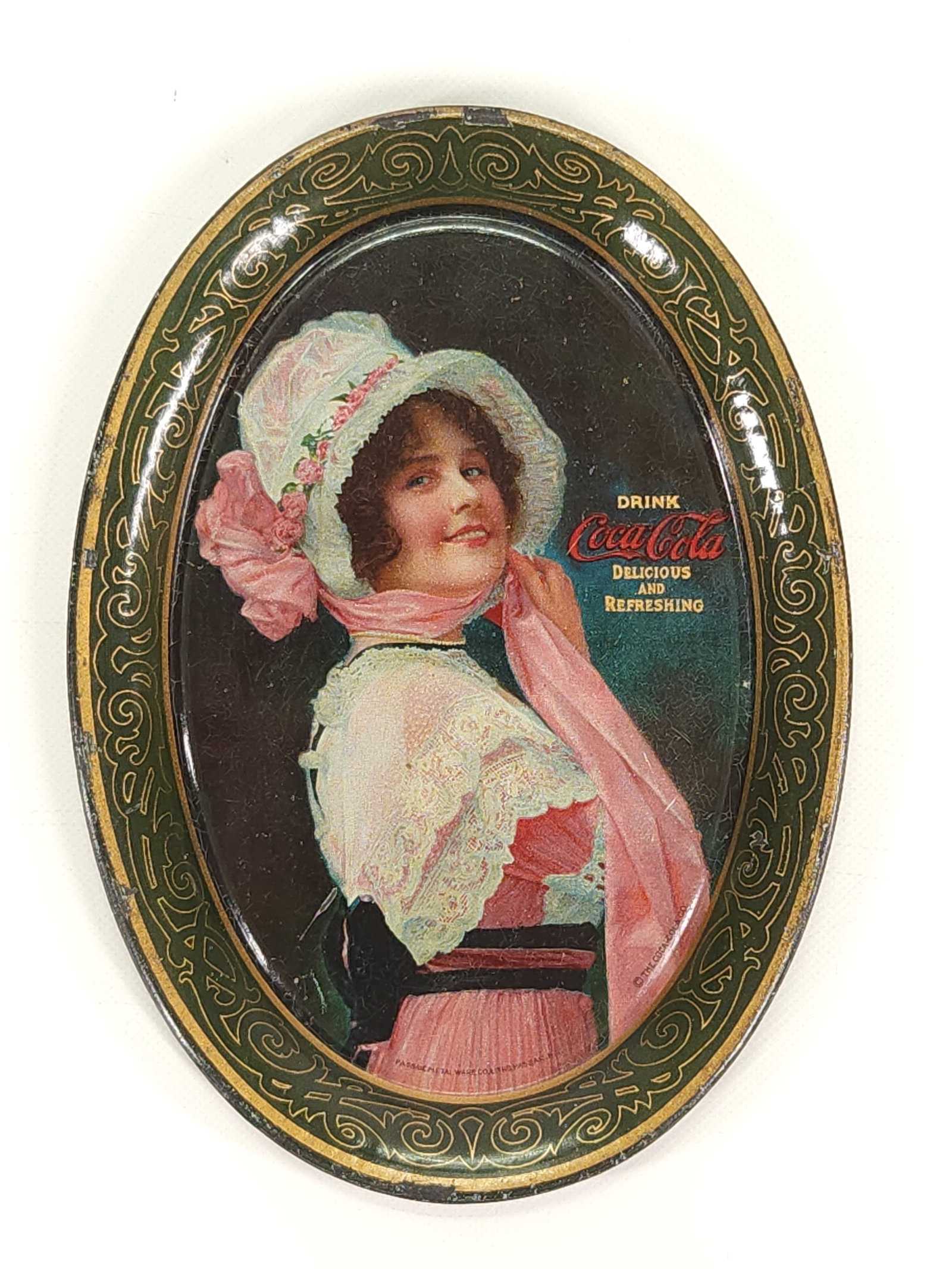 ANTIQUE COCA COLA ADVERTISING TIP TRAY (1 of 3)