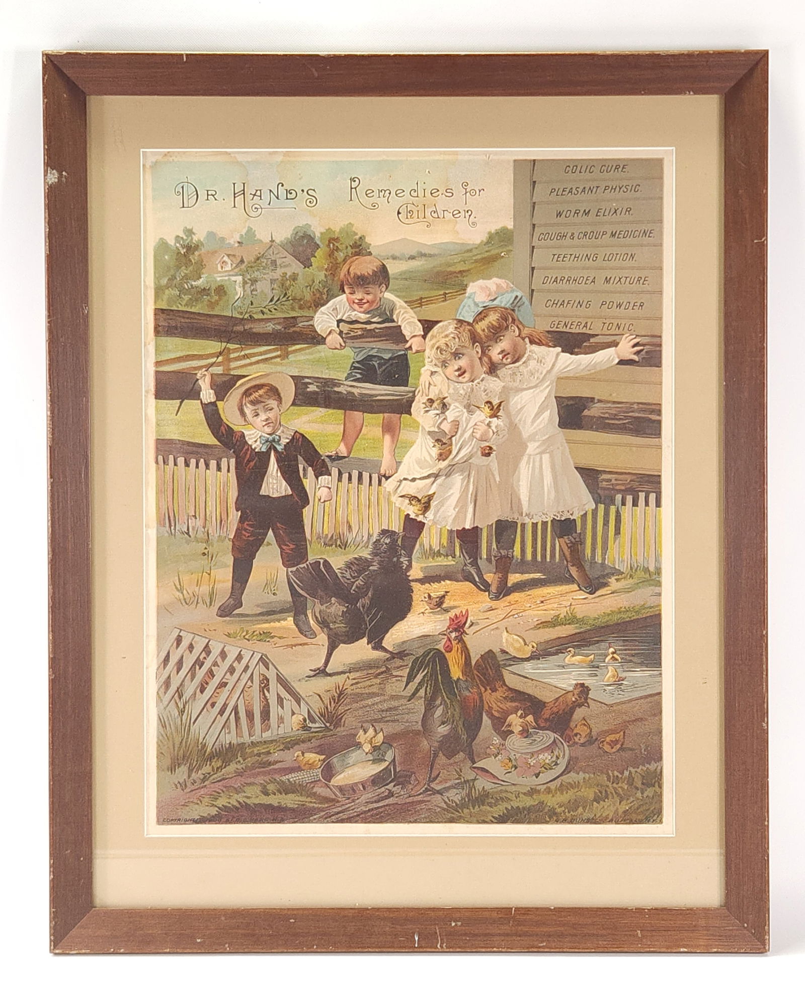 DR. HAND'S REMEDIES FOR CHILDREN PAPER SIGN POSTER (1 of 3)