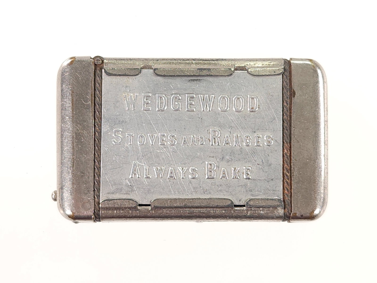 JAS. GRAHAM SAN FRAN WEDGEWOOD STOVES RANGES MATCH SAFE (1 of 3)