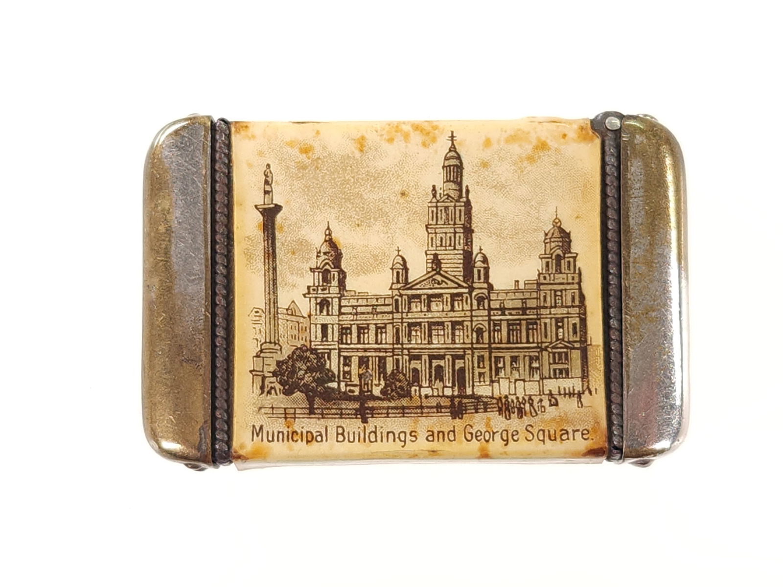 R. WYLIE HILL & CO. GLASGOW ADV. MATCH SAFE (1 of 4)