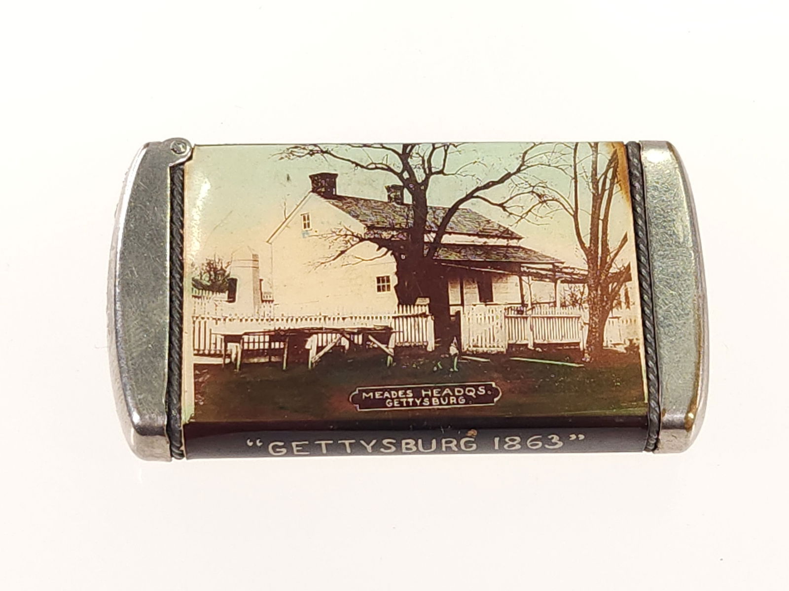 MEADE'S HEADQUARTERS GETTYSBURG MATCH SAFE (1 of 3)