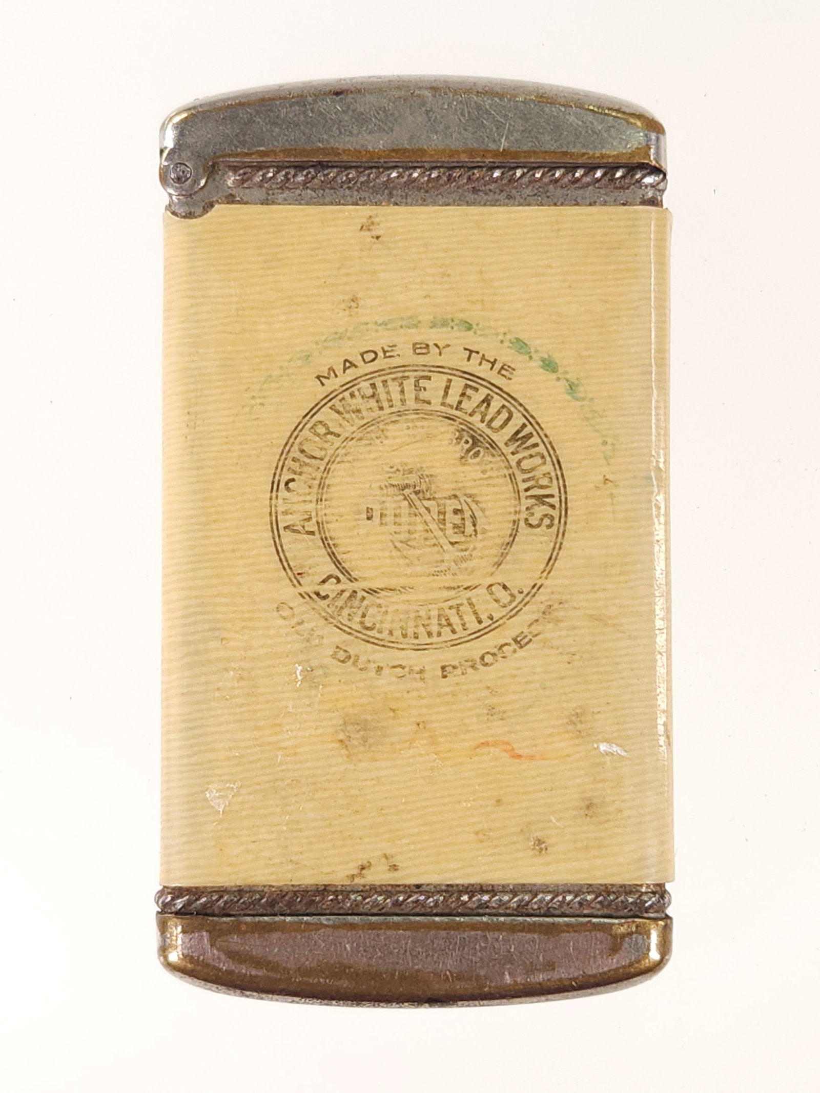 NATIONAL LEAD CINCINNATI OH. ADVERTISING MATCH SAFE (1 of 4)