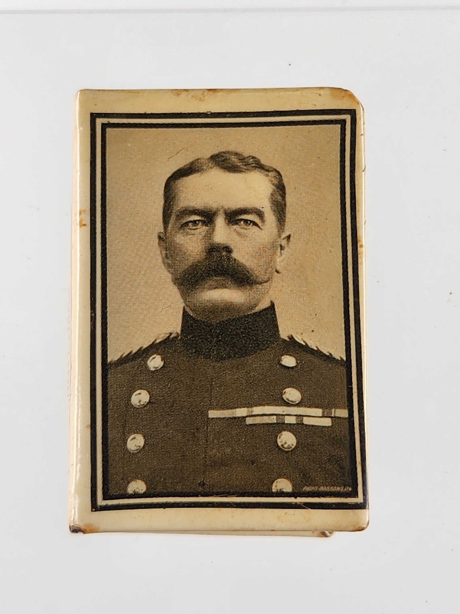 K OF K MILITARY SOLDIER CELLULOID MATCH SAFE (1 of 3)