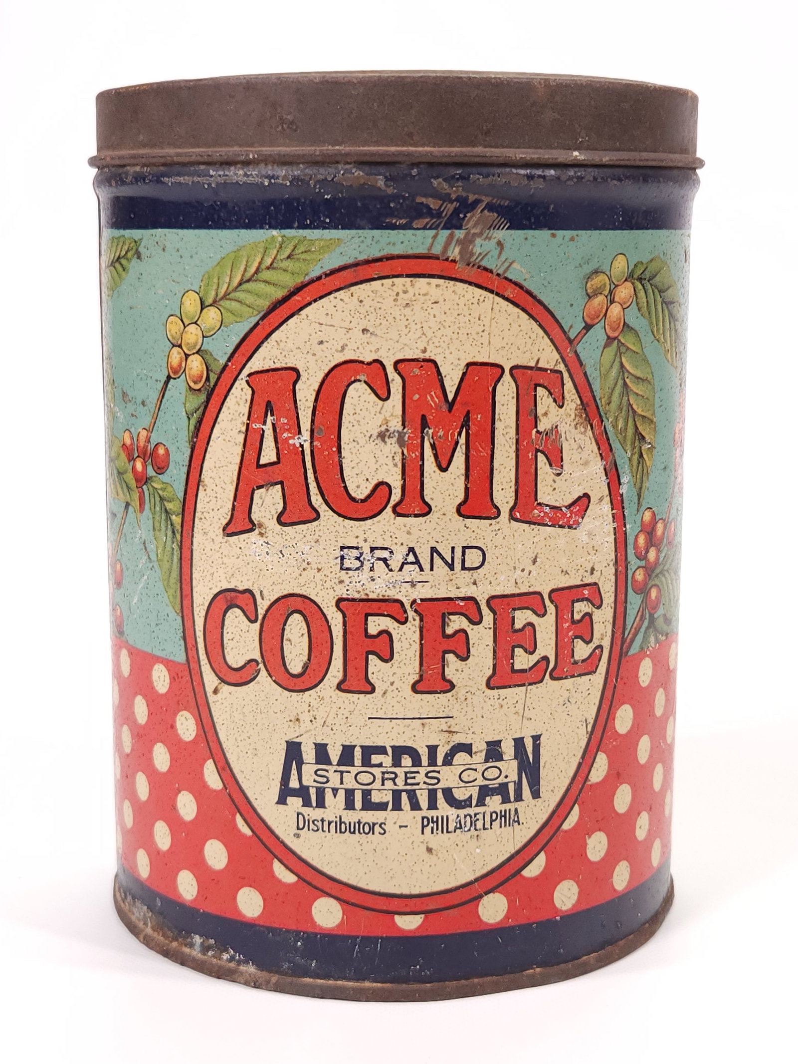 AMERICAN STORES CO. ACME BRAND COFFEE TIN (1 of 5)