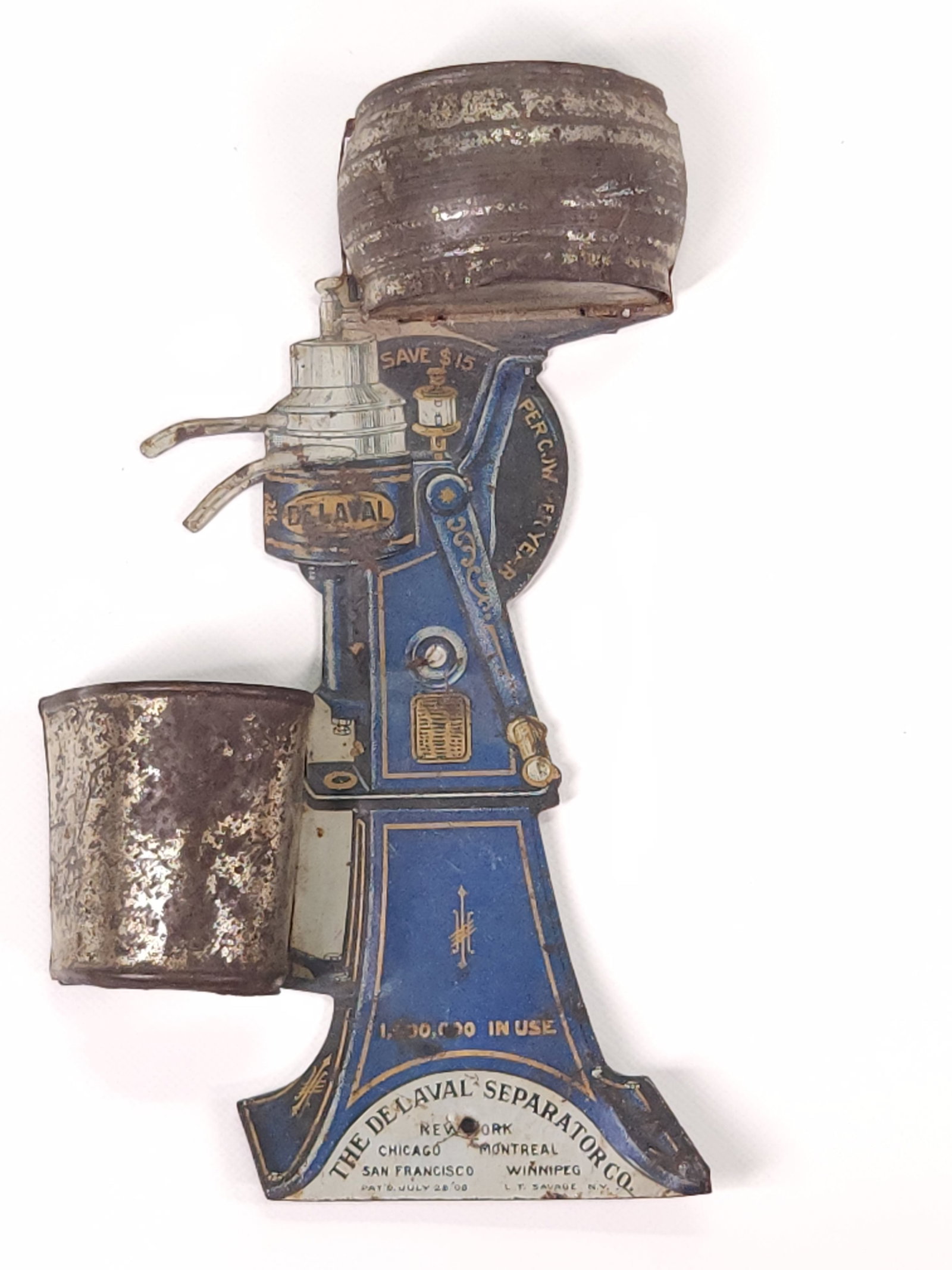 DELAVAL CREAM SEPARATOR CO. ADV. MATCH SAFE (1 of 4)