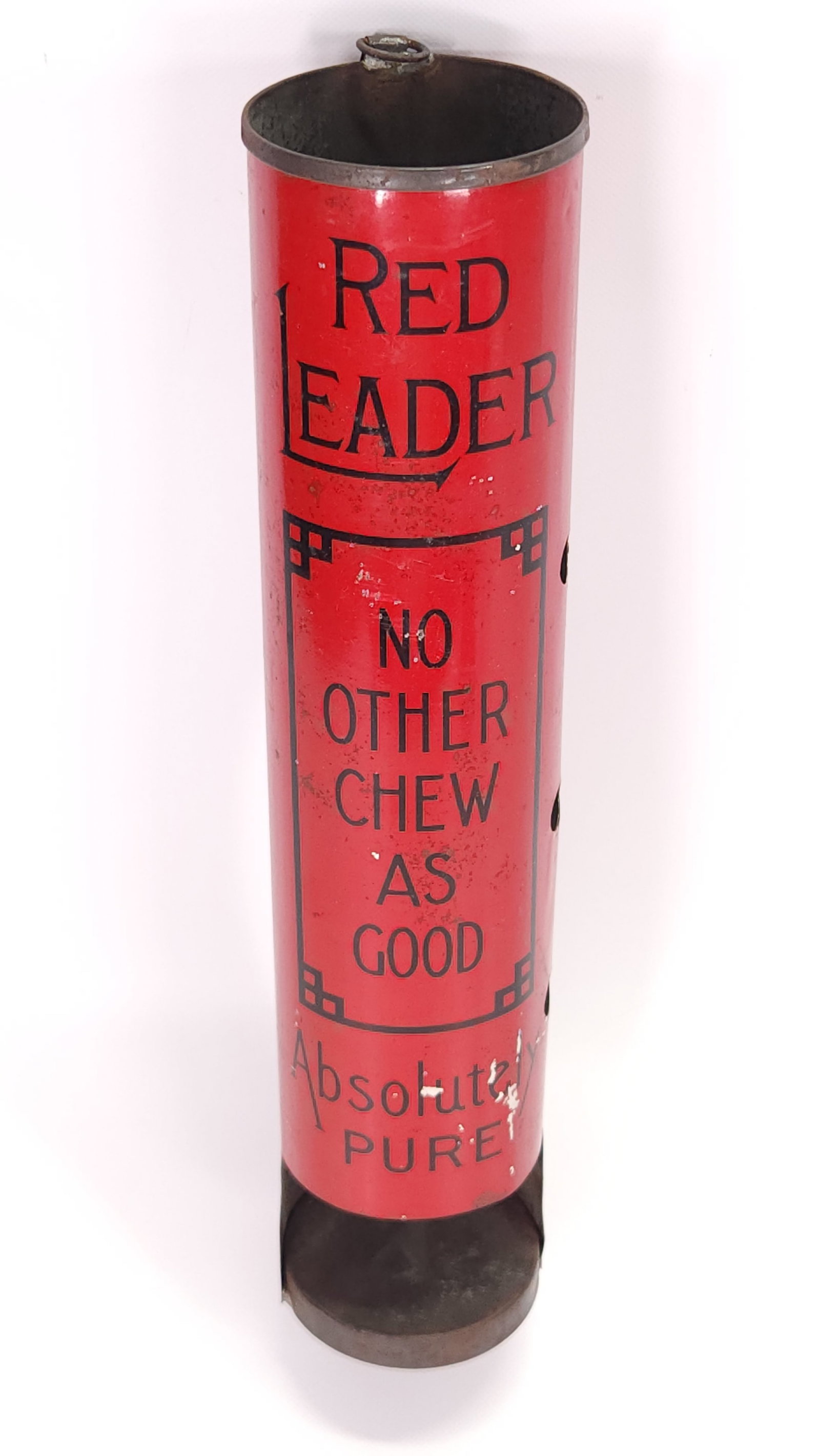 RED LEADER CHEWING TOBACCO TIN DISPLAY (1 of 6)