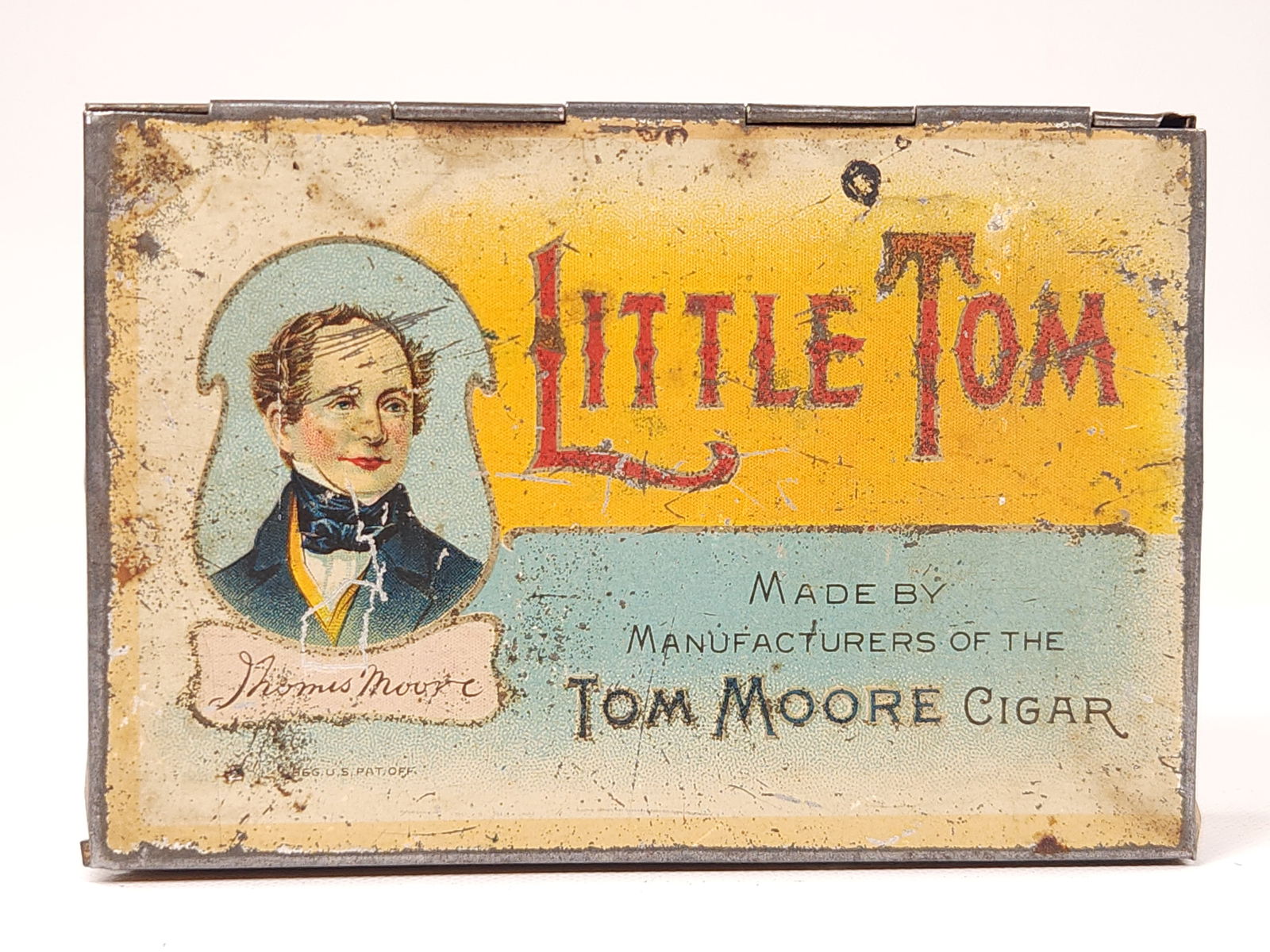 THOMAS MOORE LITTLE TOM CIGAR TOBACCO TIN (1 of 4)
