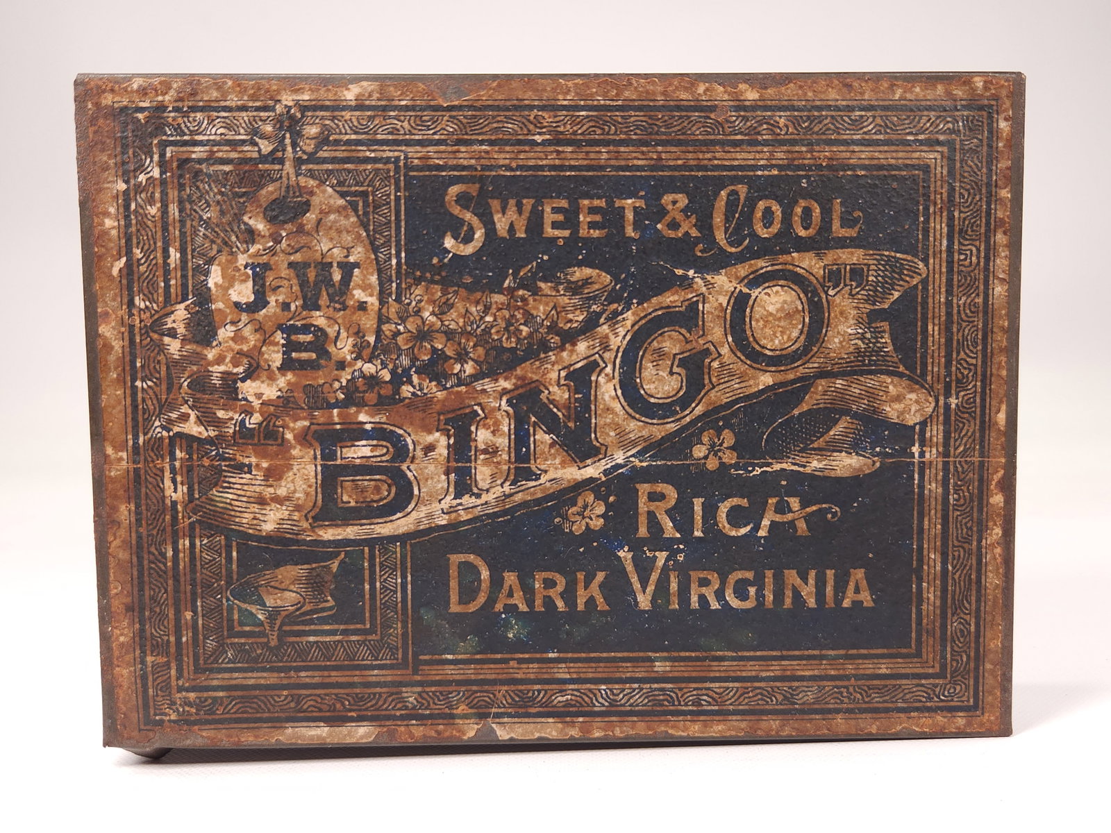 J.W.B. BINGO SWEET & COOL TOBACCO TIN (1 of 4)