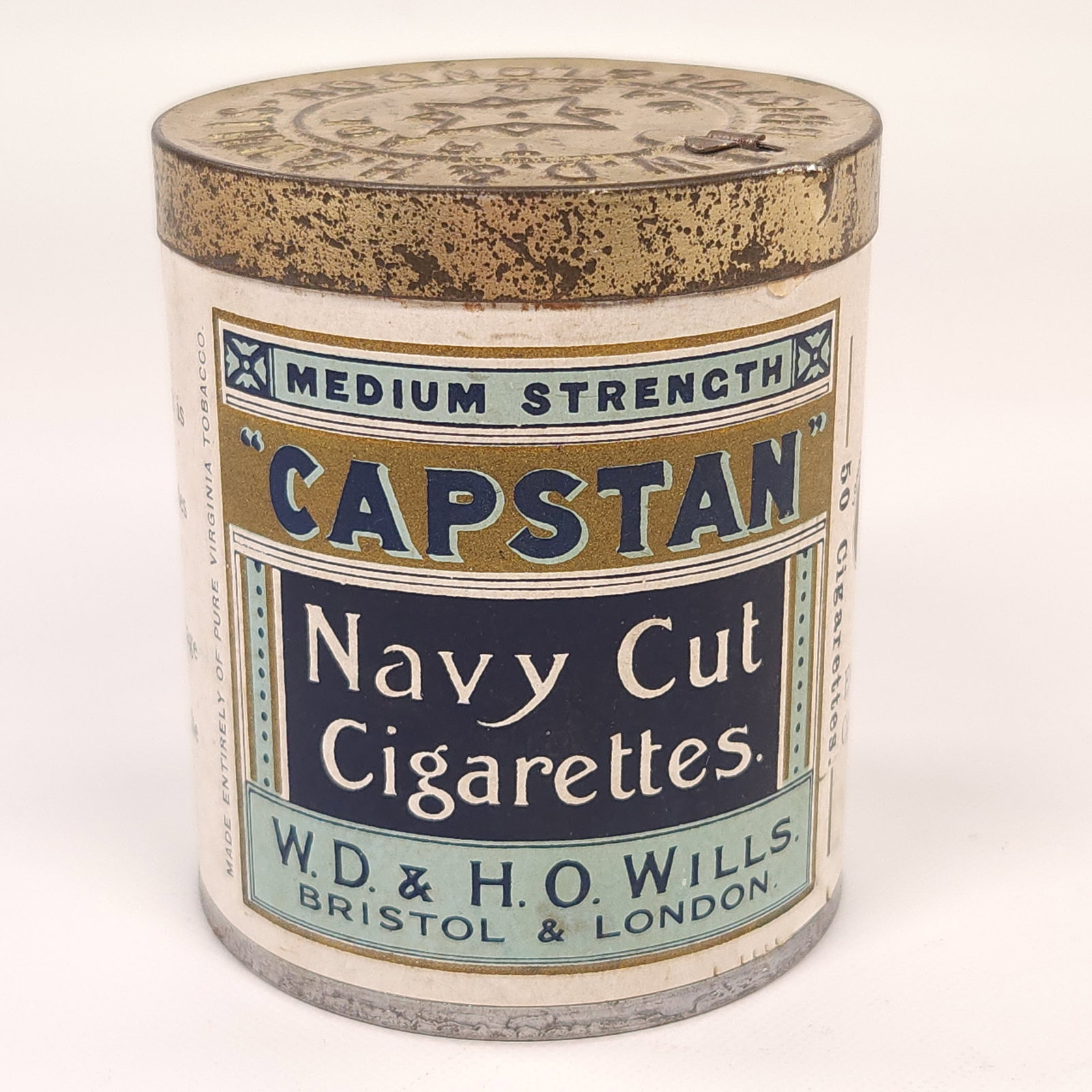 W.D & H.O. WILLS CAPSTAN NAVY CUT CIGARETTE TIN (1 of 6)