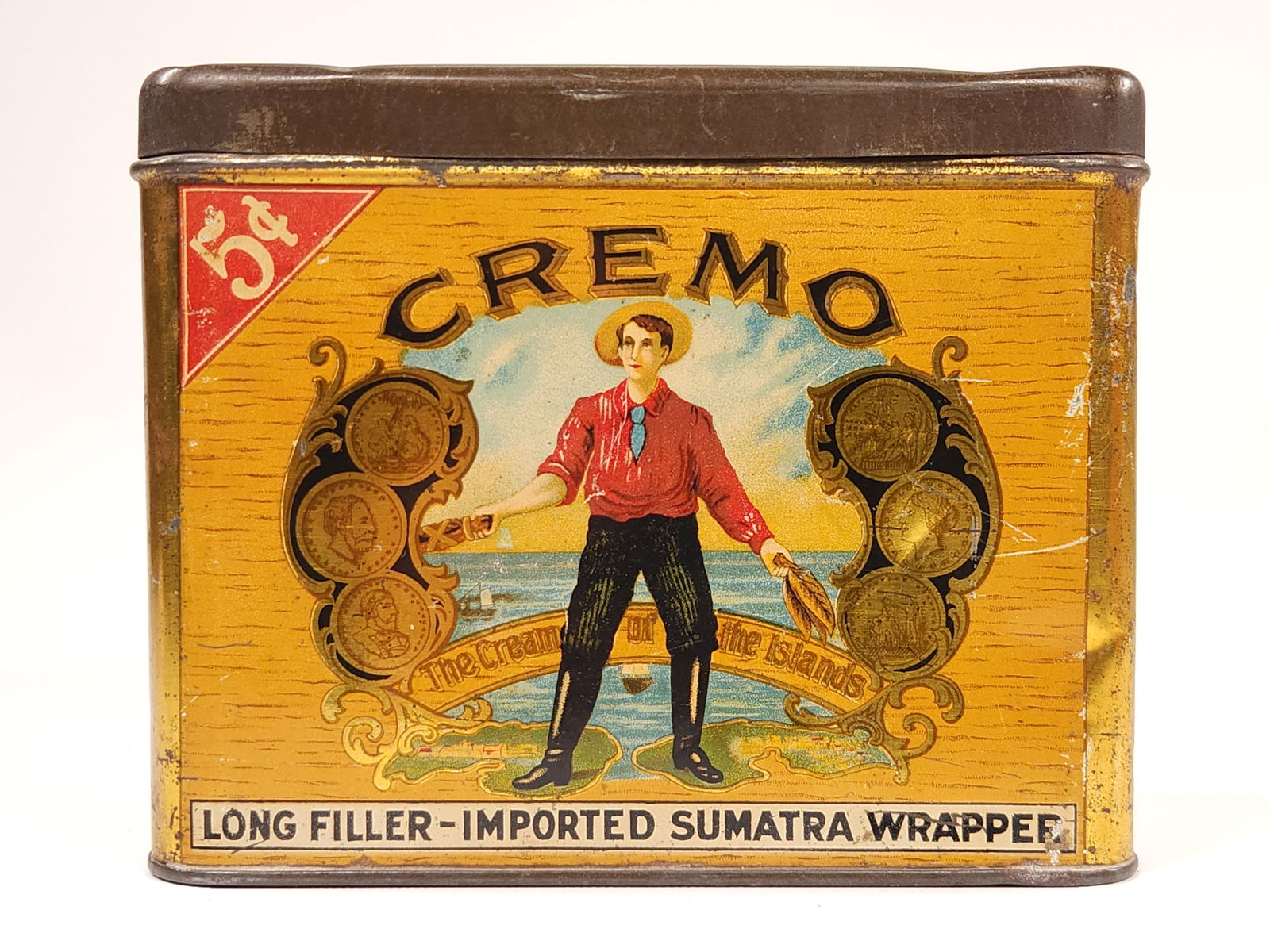 CREMO CREAM OF THE ISLANDS CIGAR TOBACCO TIN (1 of 6)