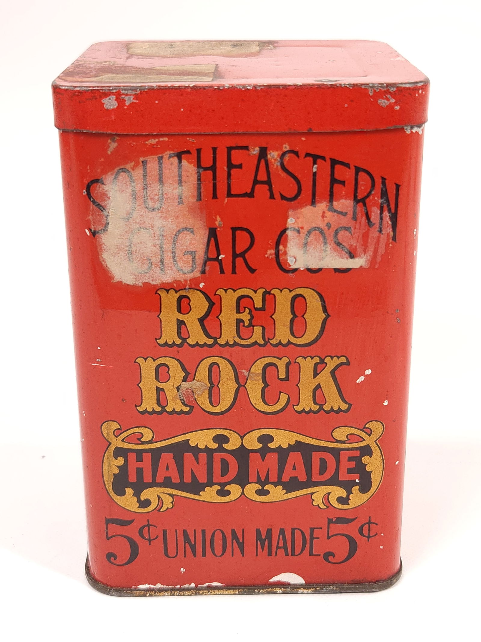 SOUTHEASTERN CIGAR CO. RED ROCK TOBACCO TIN (1 of 5)