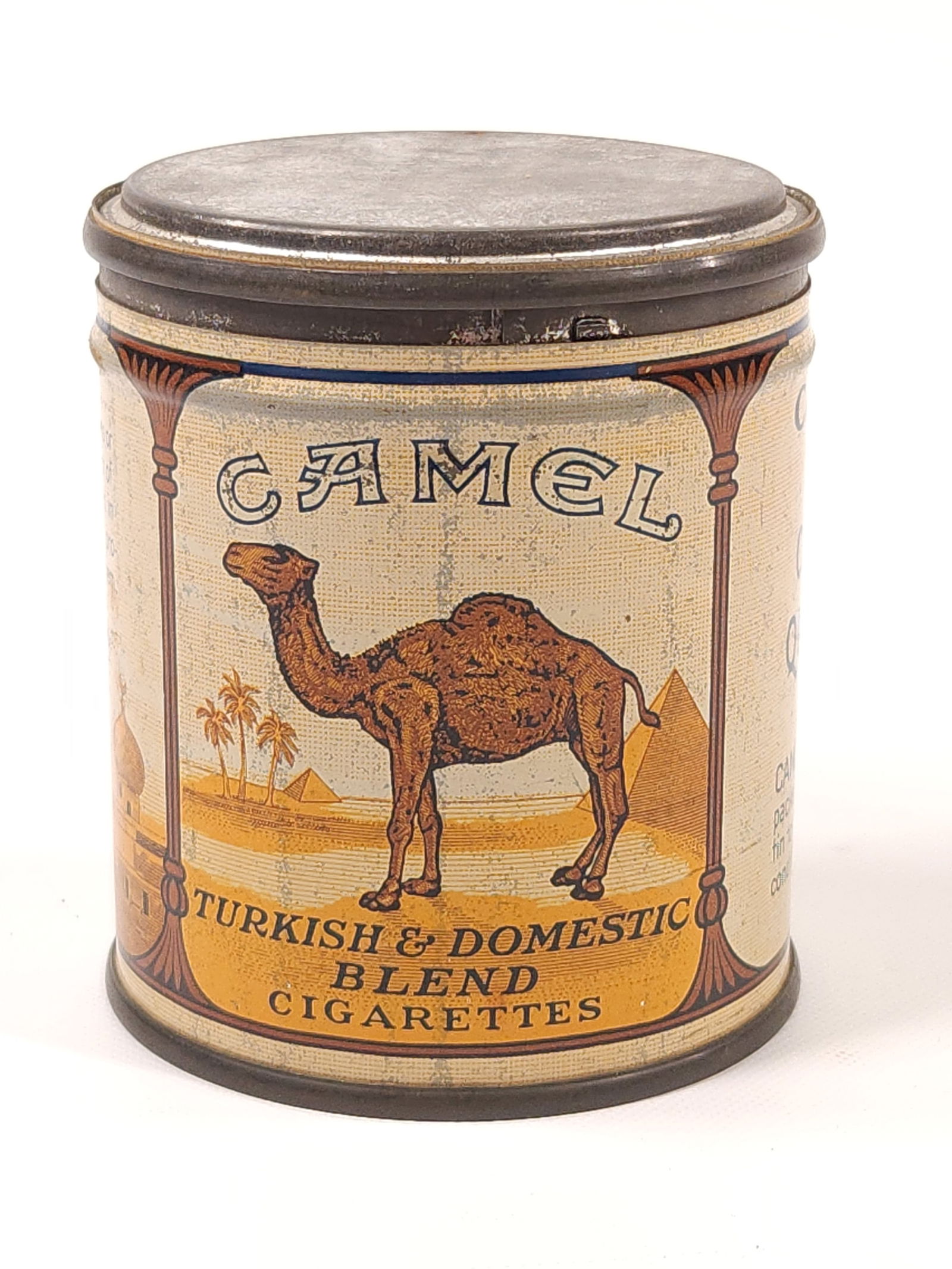 WWII ERA CAMEL CIGARETTE TIN (1 of 5)