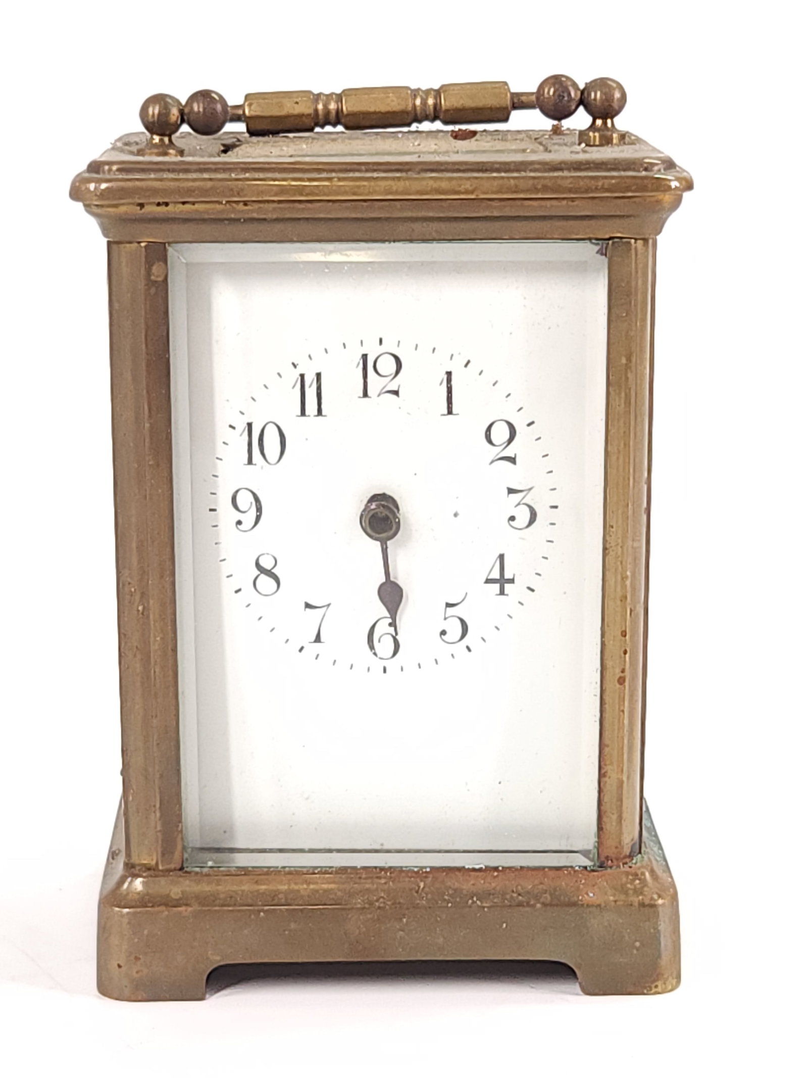 H&H CARRIAGE ALARM CLOCK HARRIS HARRINGTON FRANCE (1 of 5)