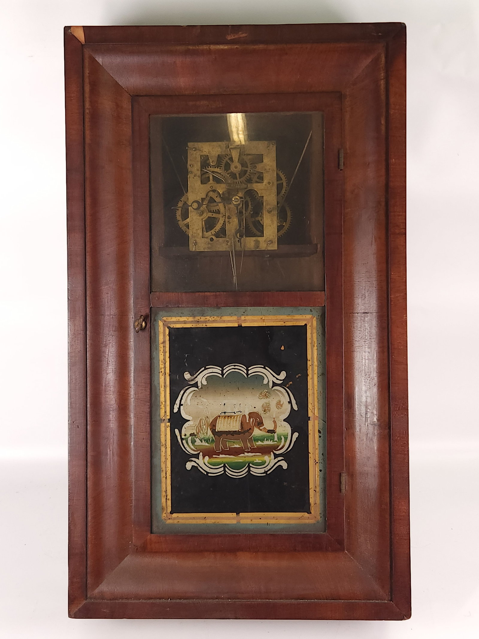 TERRY OGEE CASE CLOCK HIRAM WELTON ELEPHANT RIDER (1 of 10)