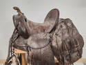 GEORGE LAWRENCE SADDLE CO. HORSE SADDLE ON
