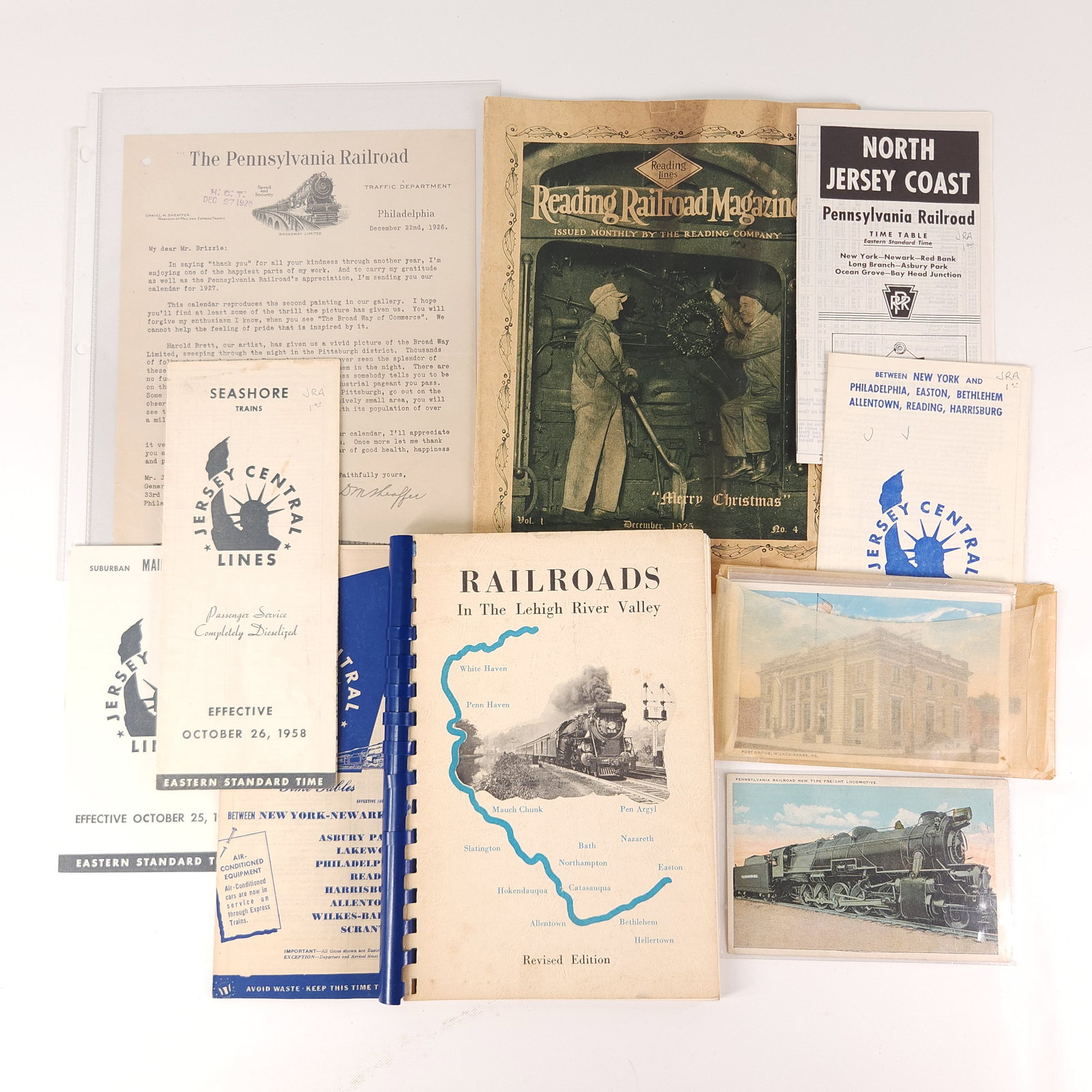 VARIOUS RAILROAD EPHEMERA (1 of 5)