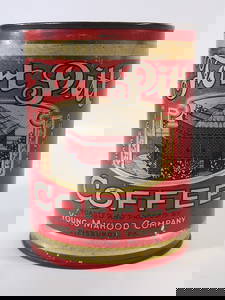 YOUNG MAHOOD CO. FORT PITT PITTS. PA COFFEE TIN