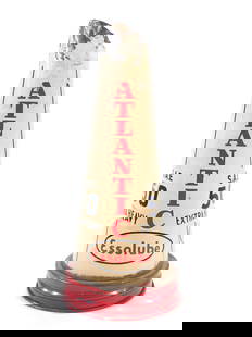 ATLANTIC ESSOLUBE TIN LITHO OIL SPOUT: REMAINS IN FAIR TO GOOD CONDITION.