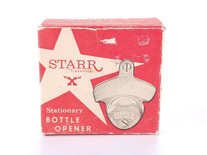 STARR X PEPSI COLA BOTTLE OPENER W/ BOX: REMAINS IN EXCELLENT VERY GOOD CLEAN CONDITION.