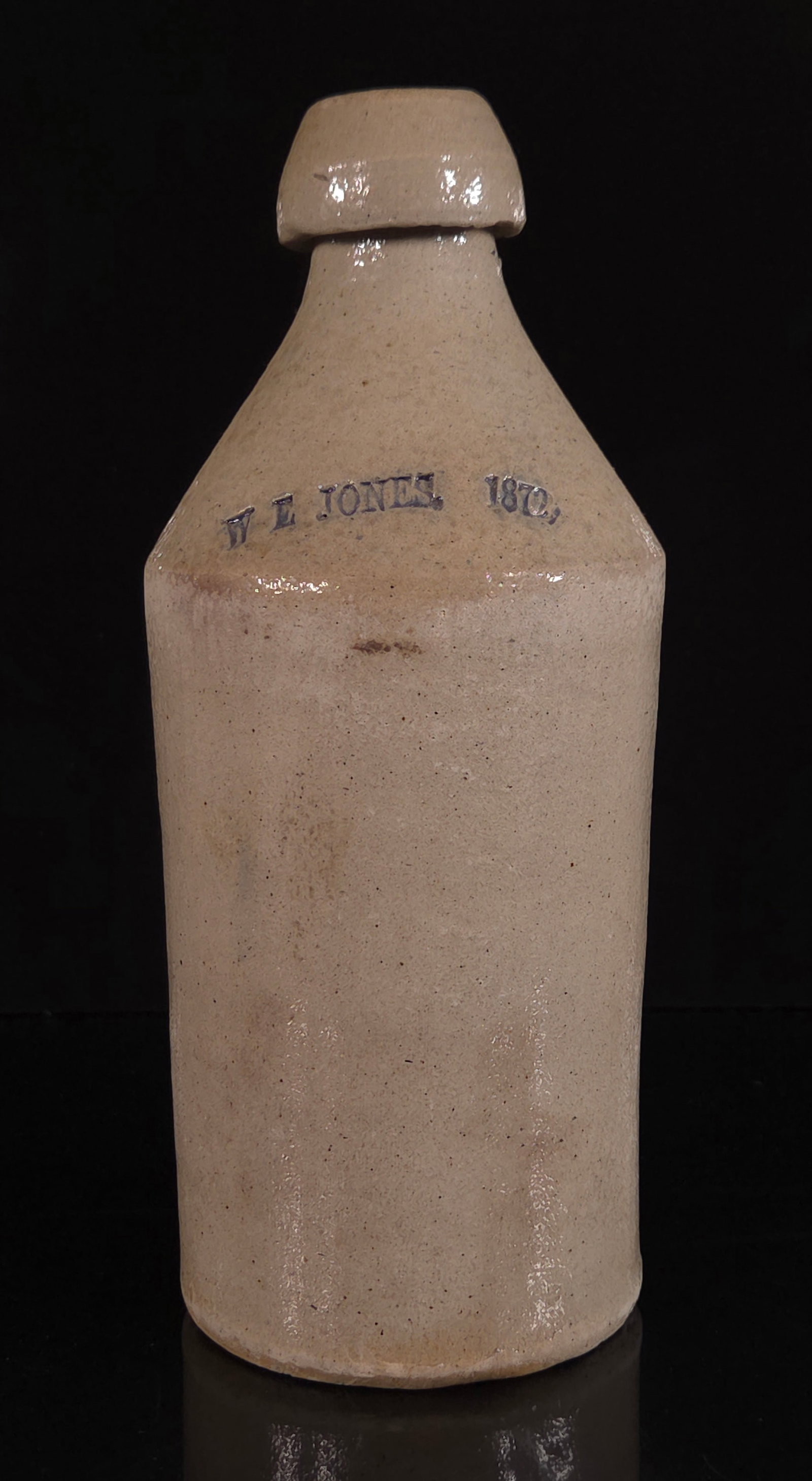 1872 W.E. JONES STONEWARE BEER BOTTLE (1 of 5)