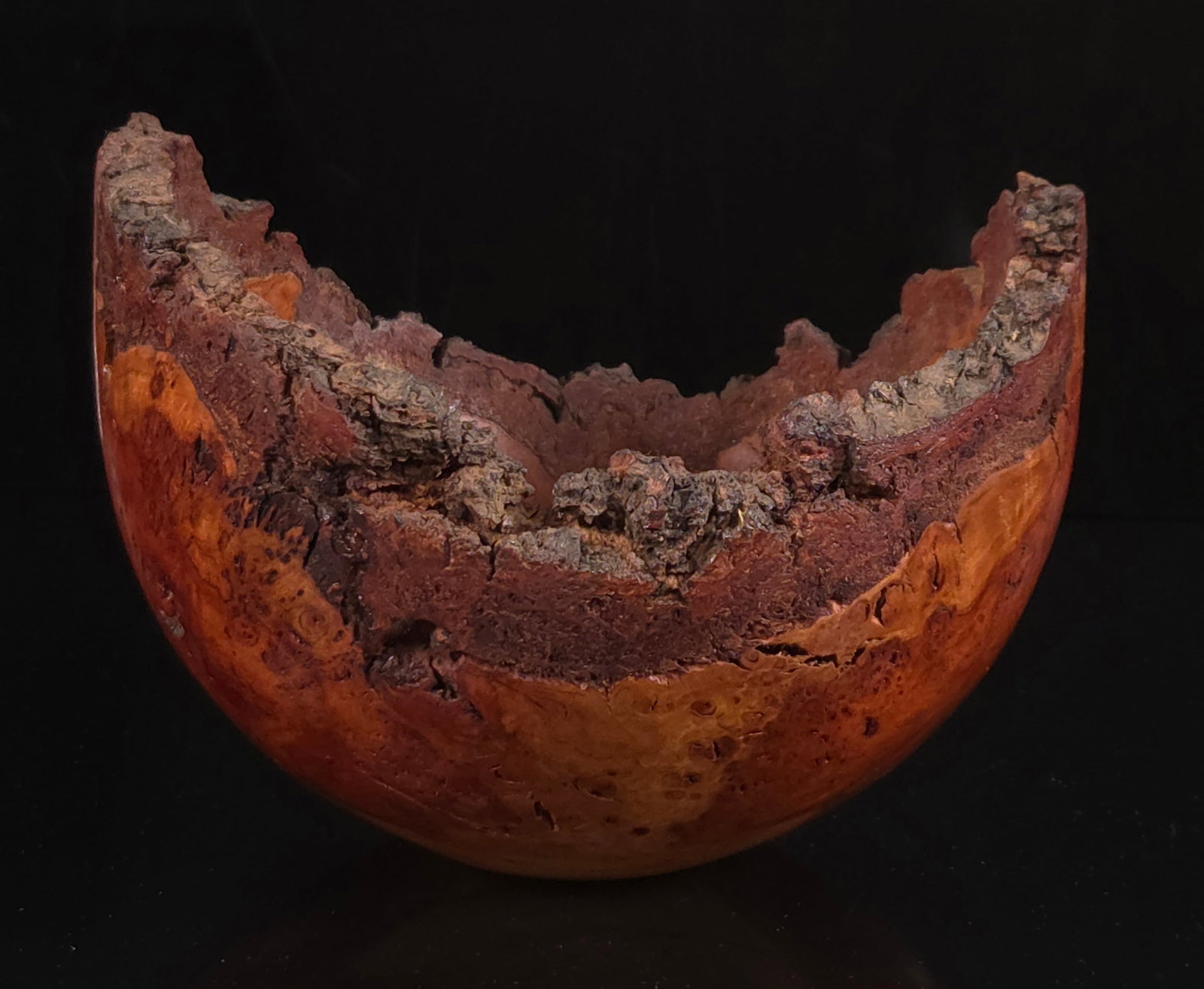 2014 MIKE FREITAG CHERRY BURL TURNED WOOD (1 of 4)